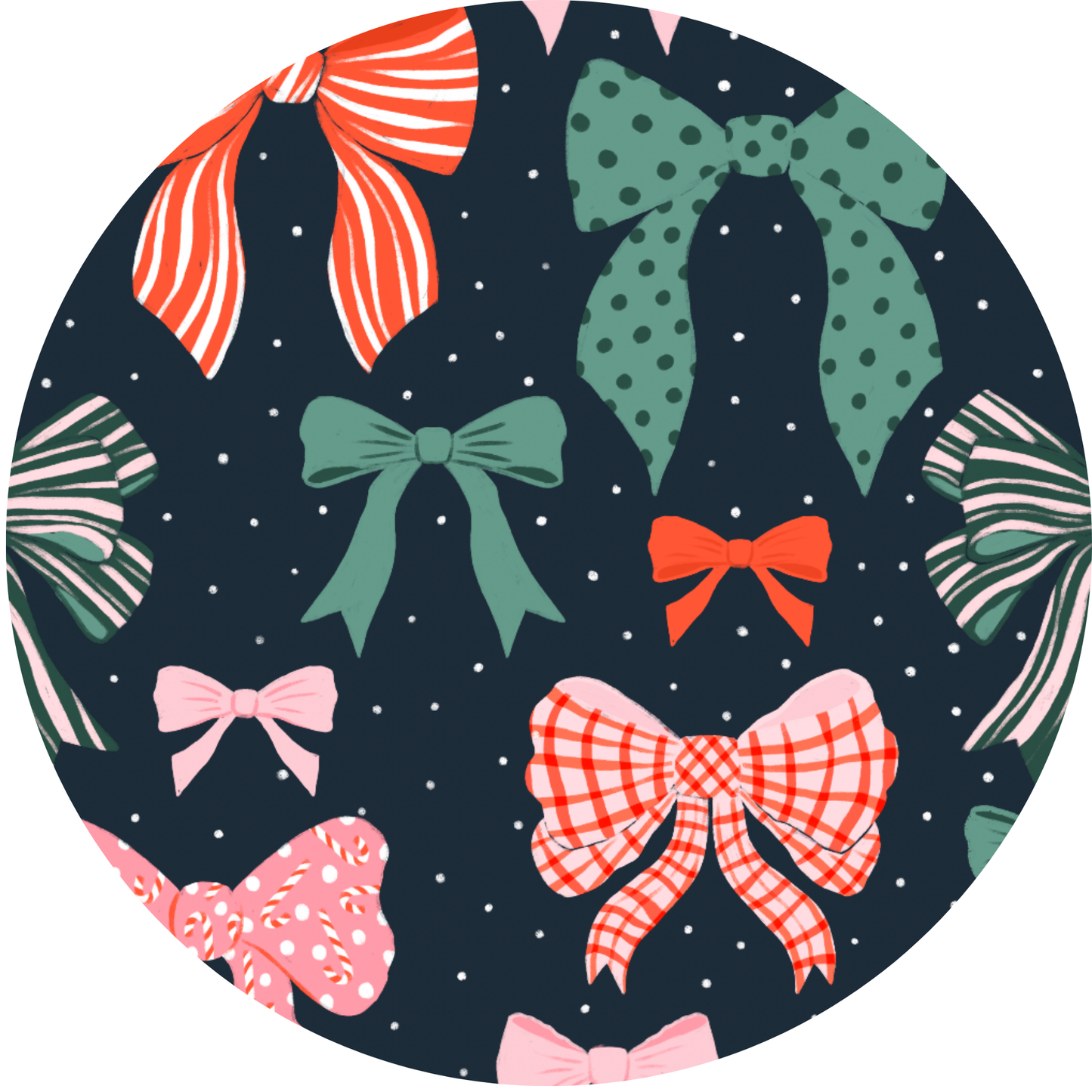 Merry Little Bows Two Piece Pajama Set