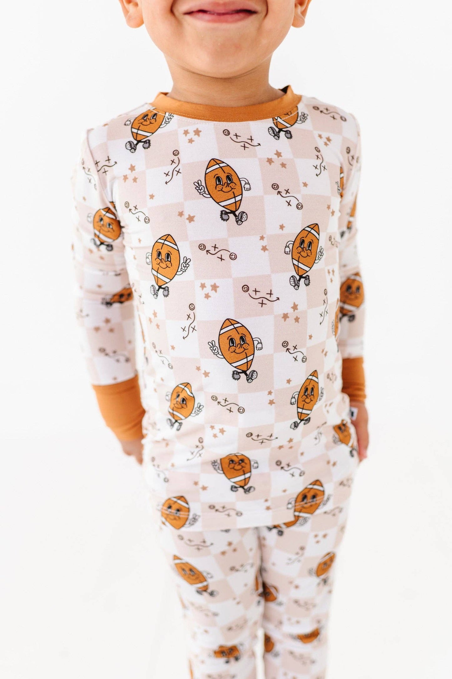 Football Season Two Piece Pajama Set