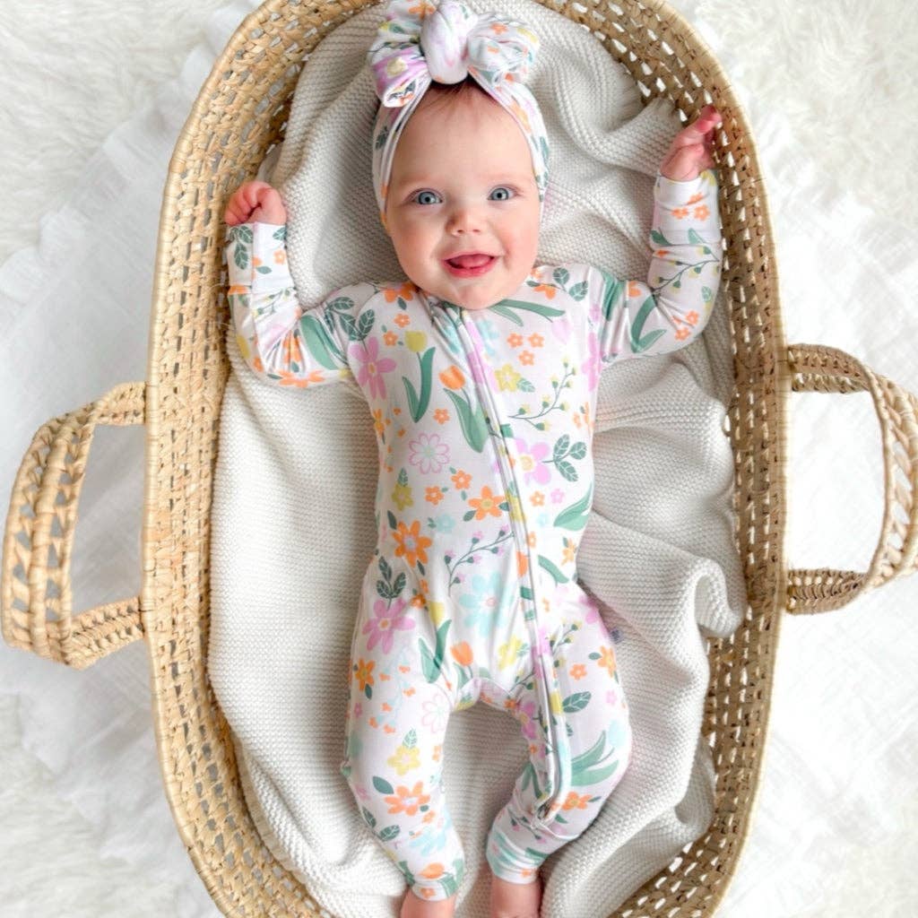 Spring Bloom Zippered Pajama