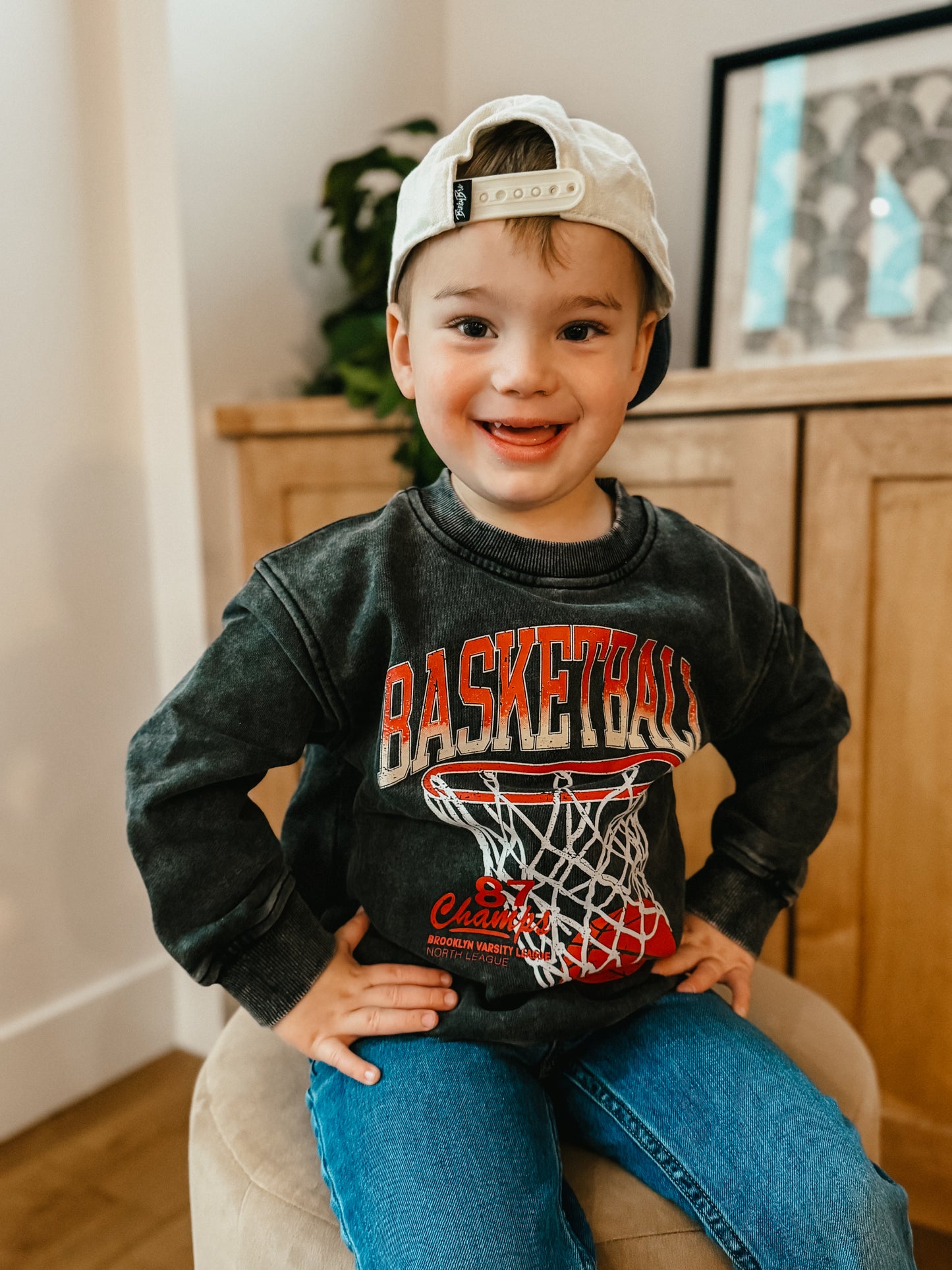 Basketball Vintage Crewneck