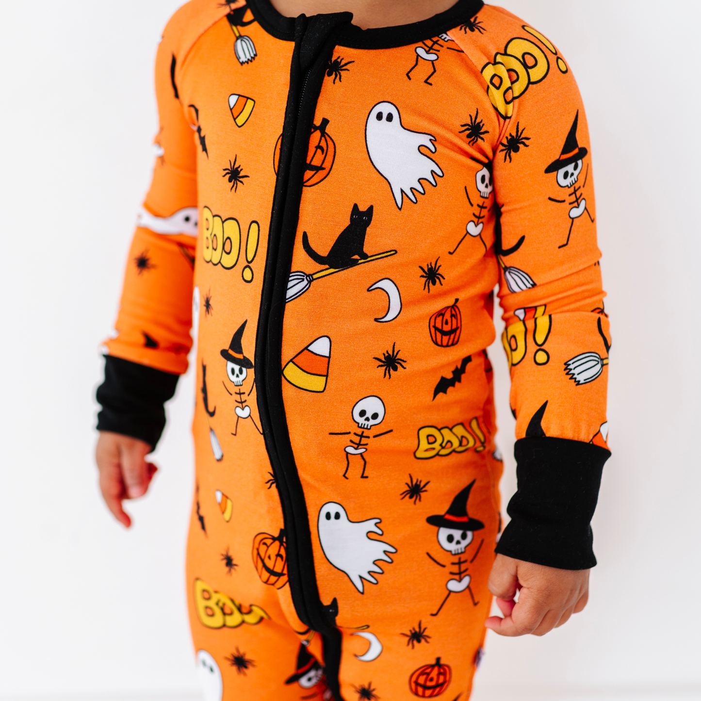 Ghost Fun Zippered Pajama