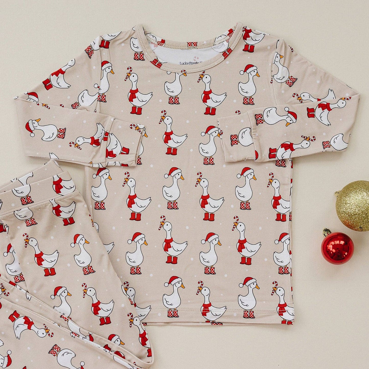 Merry Goose Two Piece Pajama Set