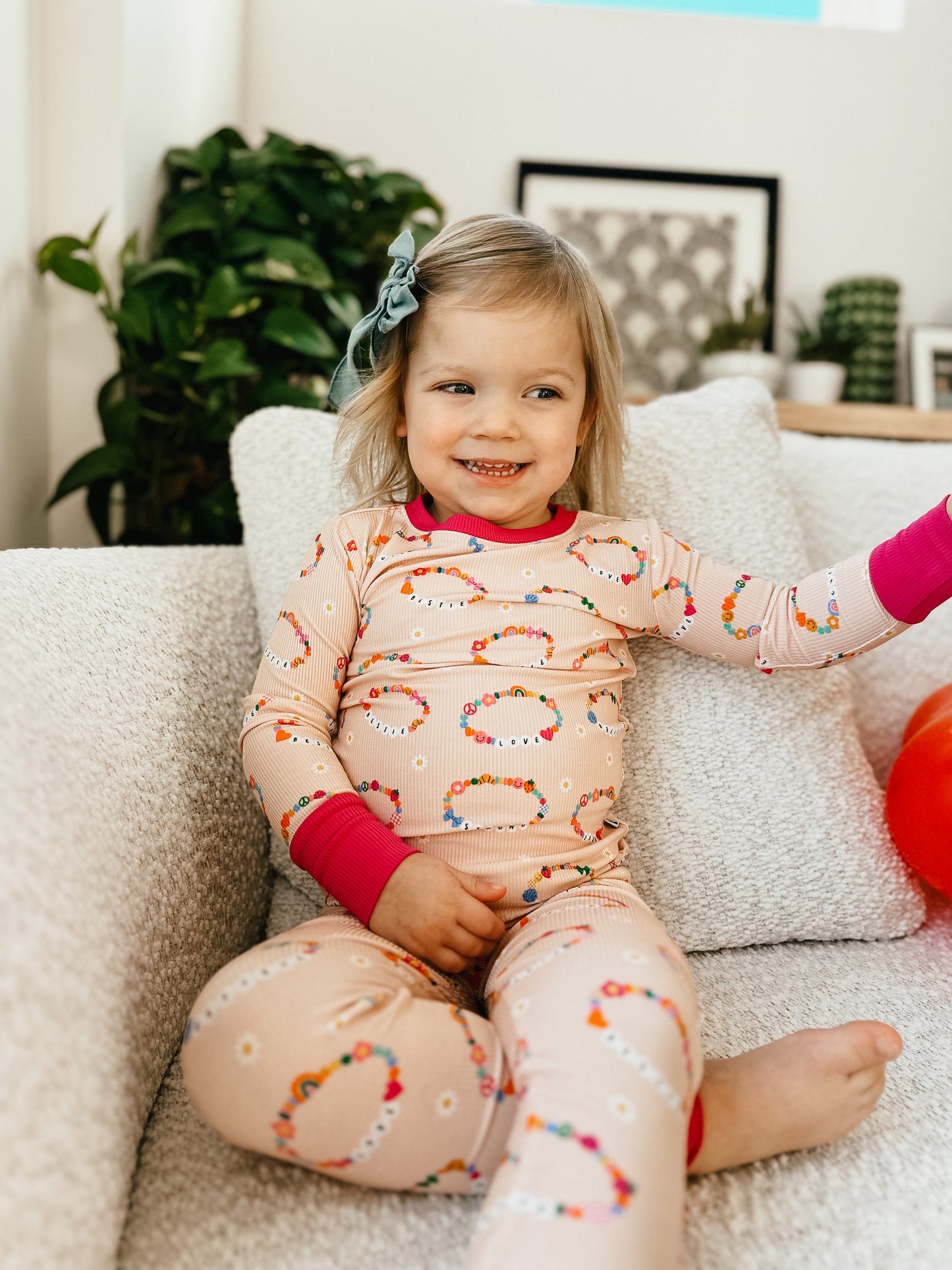 Friendship Bracelet Two Piece Pajama Set