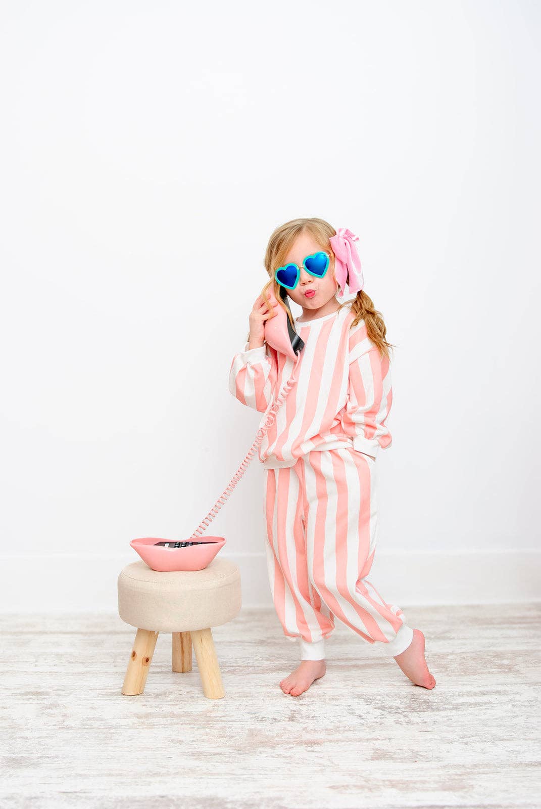 Valentine Stripe Lounge Set
