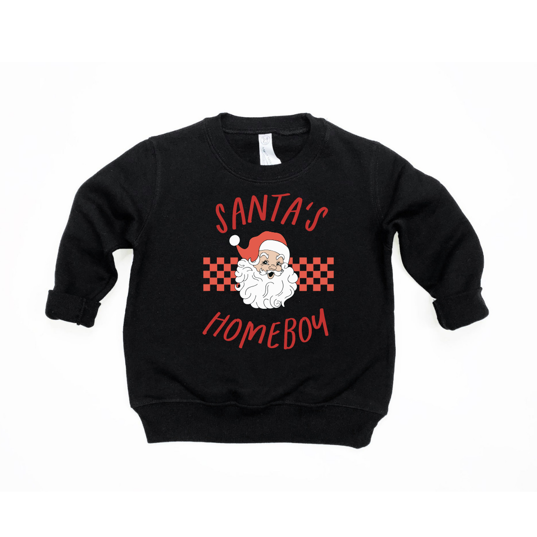 Santa's Homeboy Toddler Crewneck