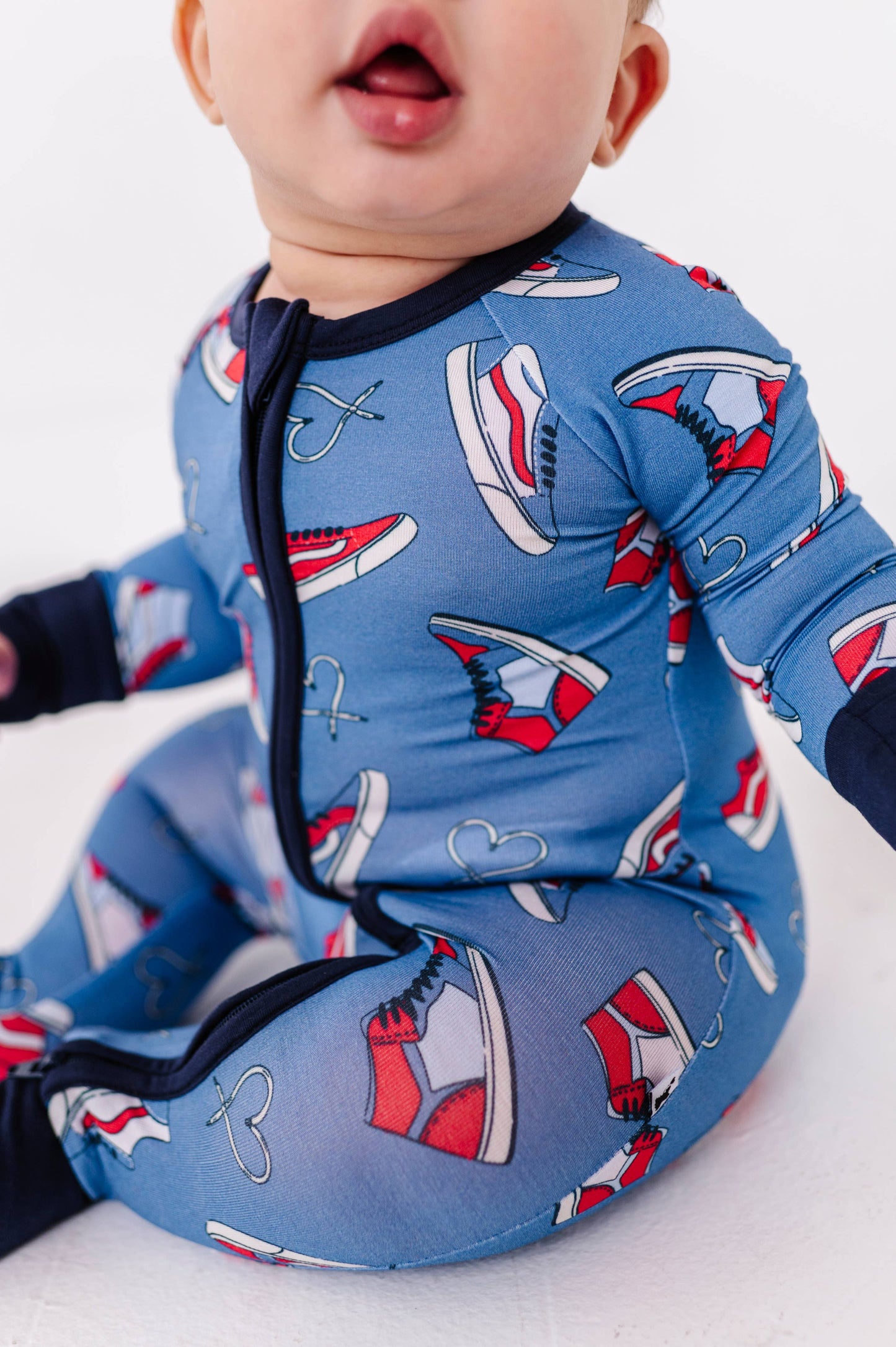 Sneaker Sweetheart Zippered Pajama