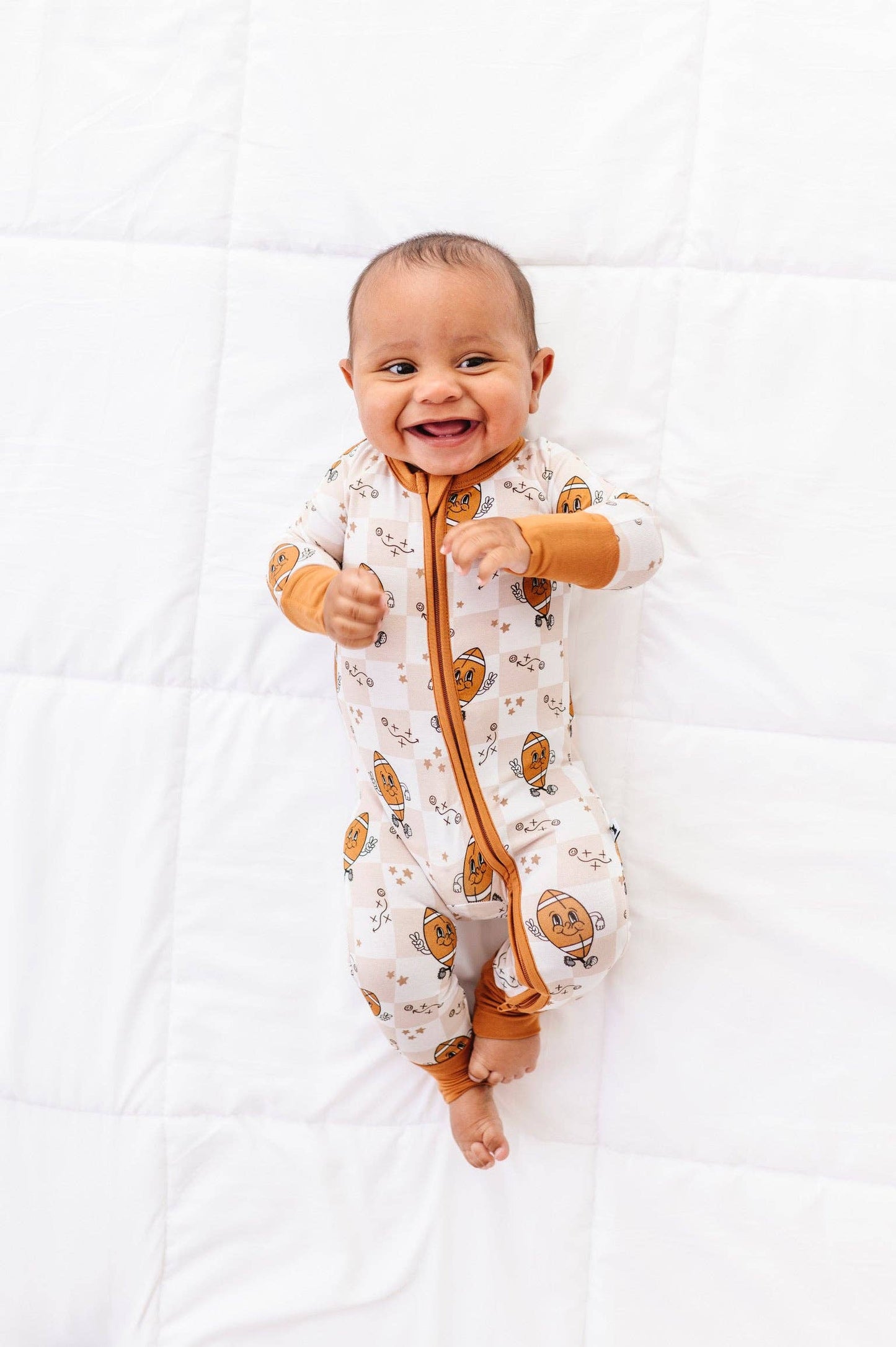 Football Season Zippered Pajama