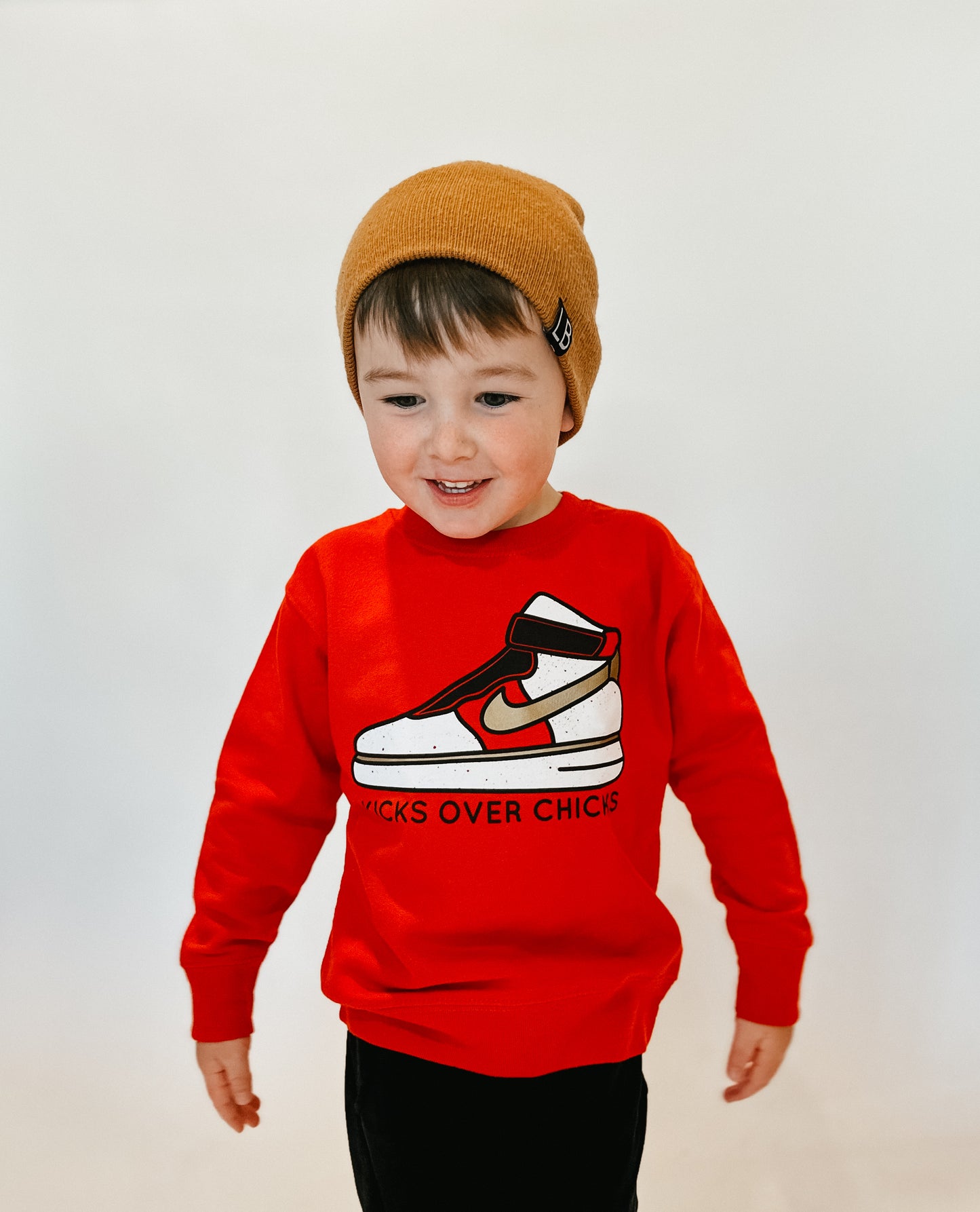 Kicks Over Chicks Crewneck