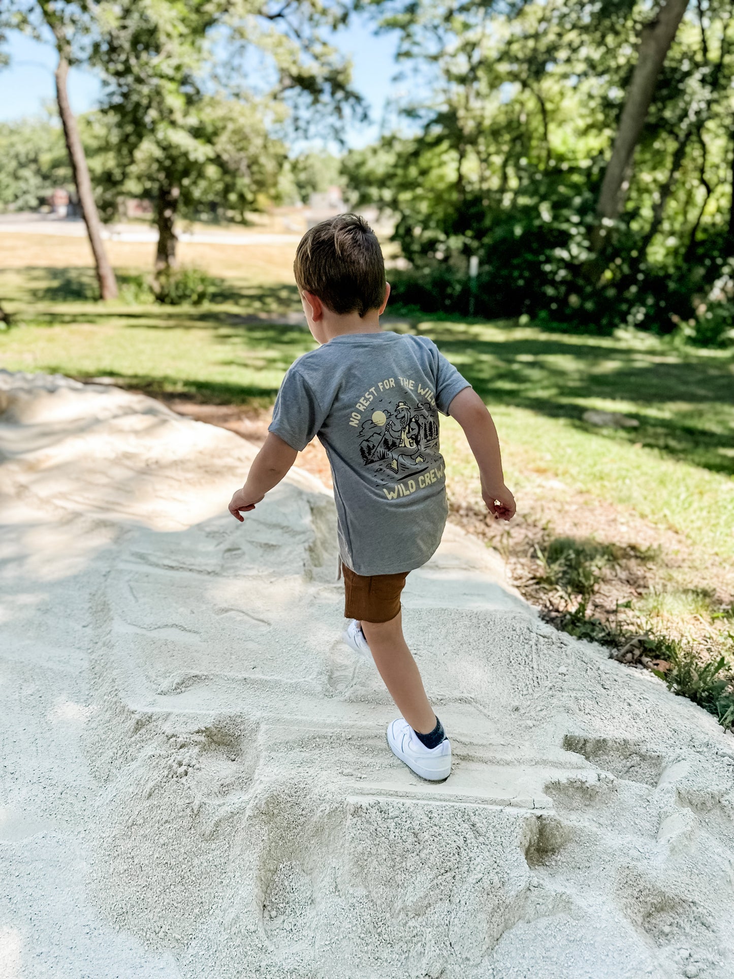 No Rest for The Wild Tee (Heather Gray)