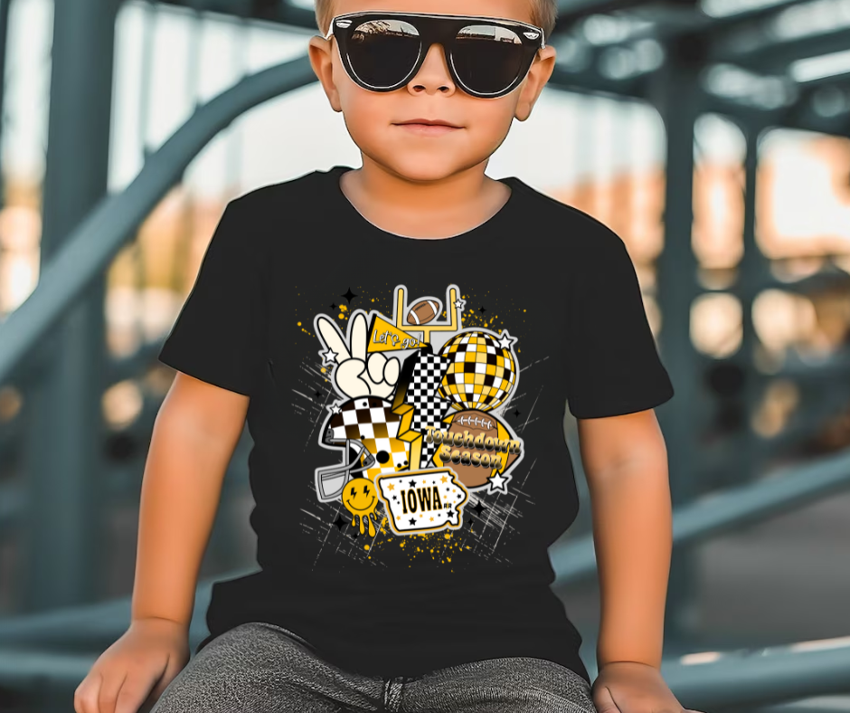 Iowa Icons Football Tee