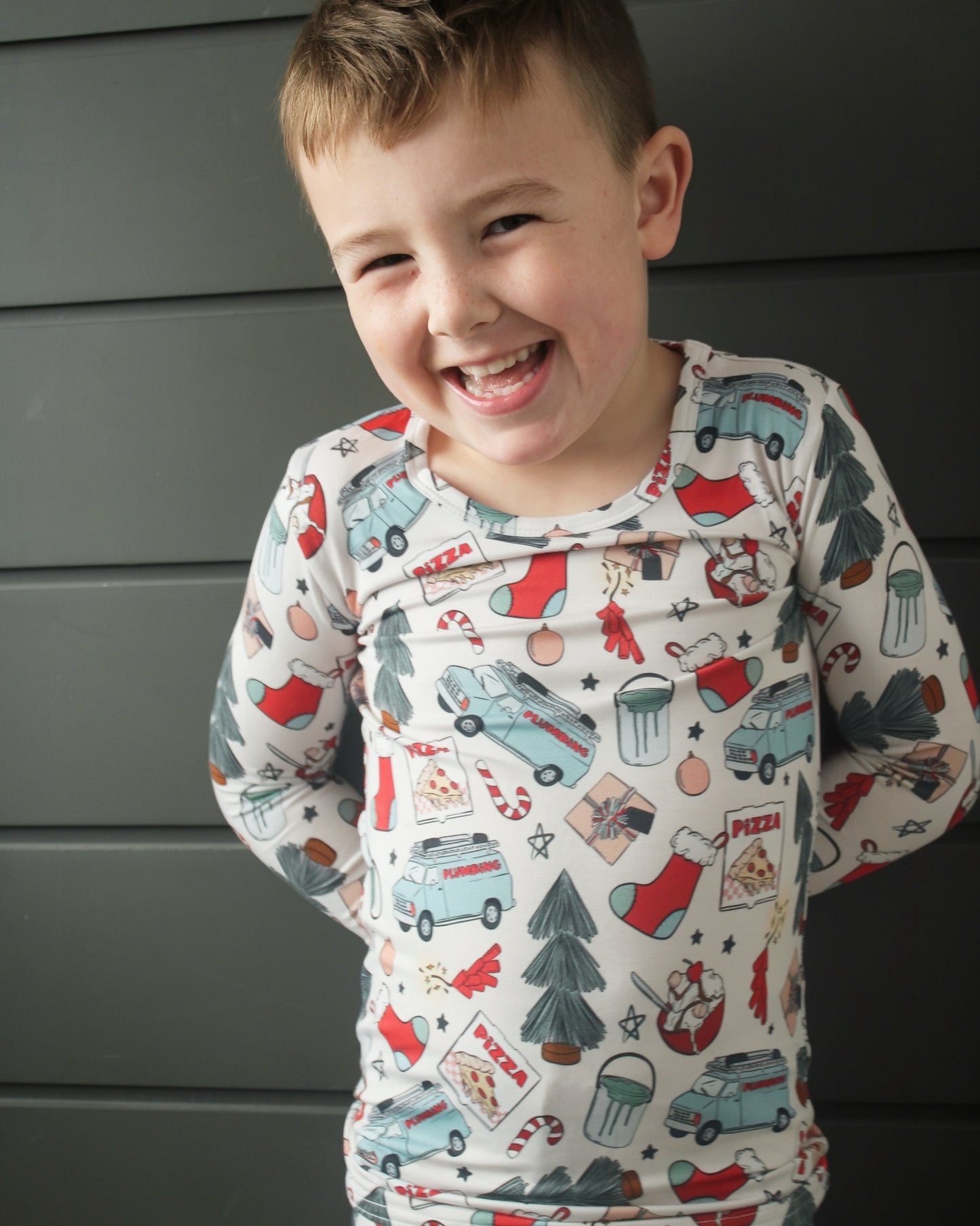 Holiday Mischief Zippered Pajama