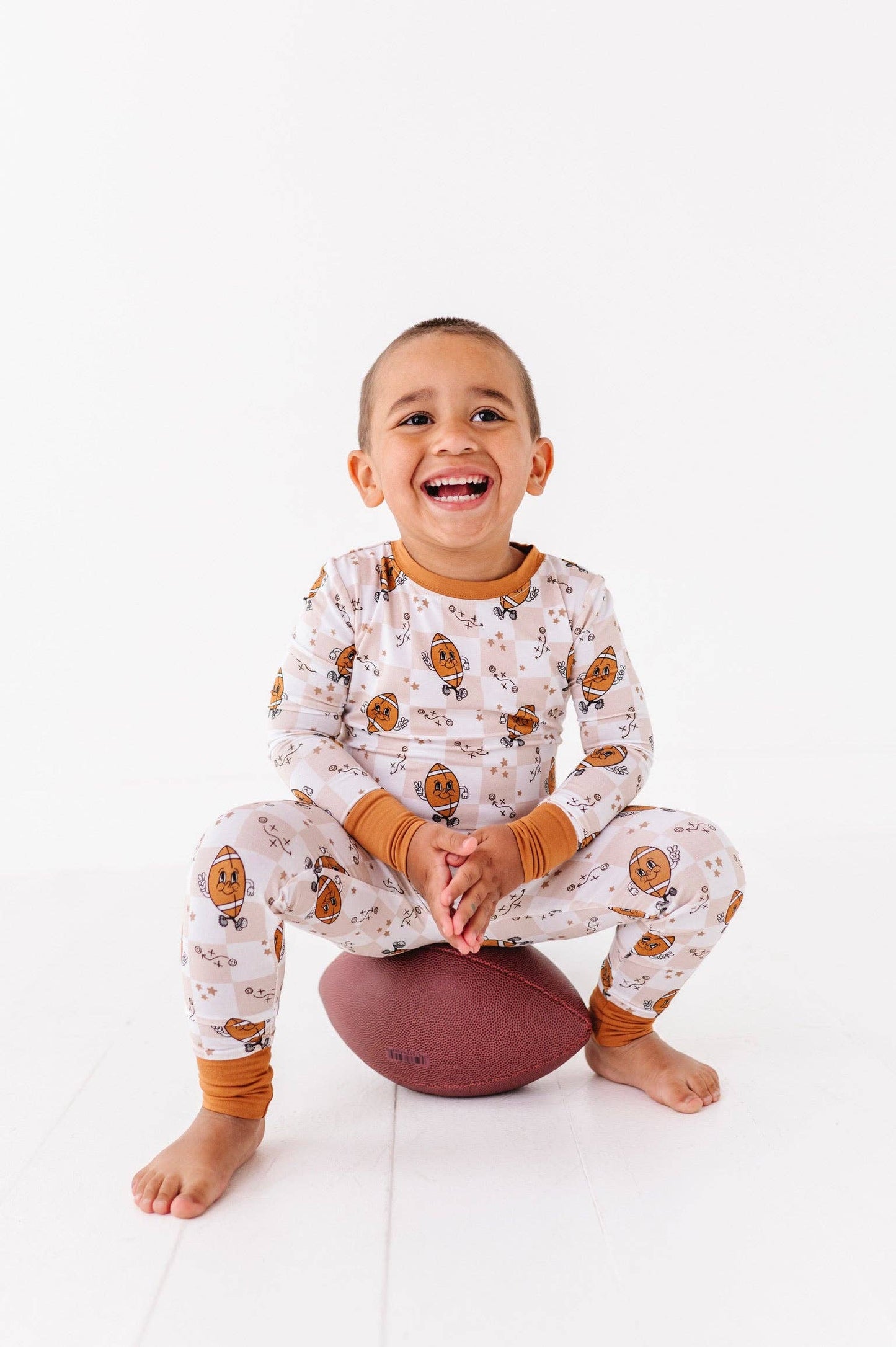 Football Season Two Piece Pajama Set