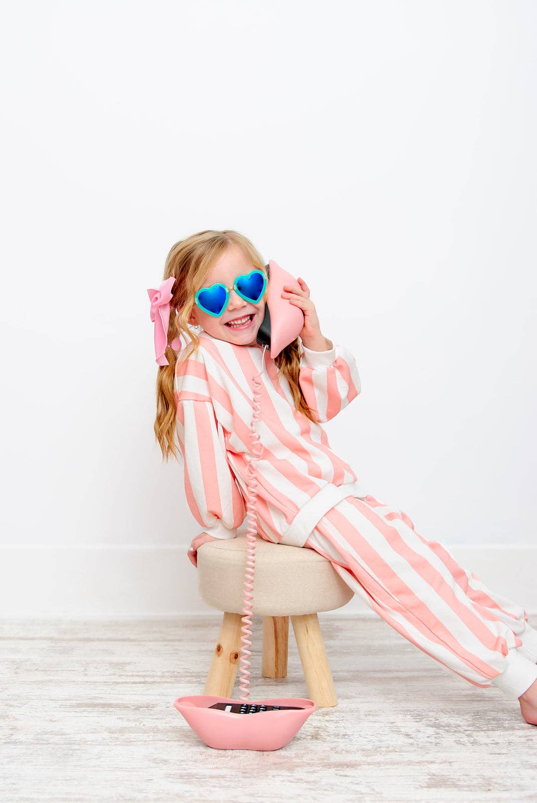 Valentine Stripe Lounge Set