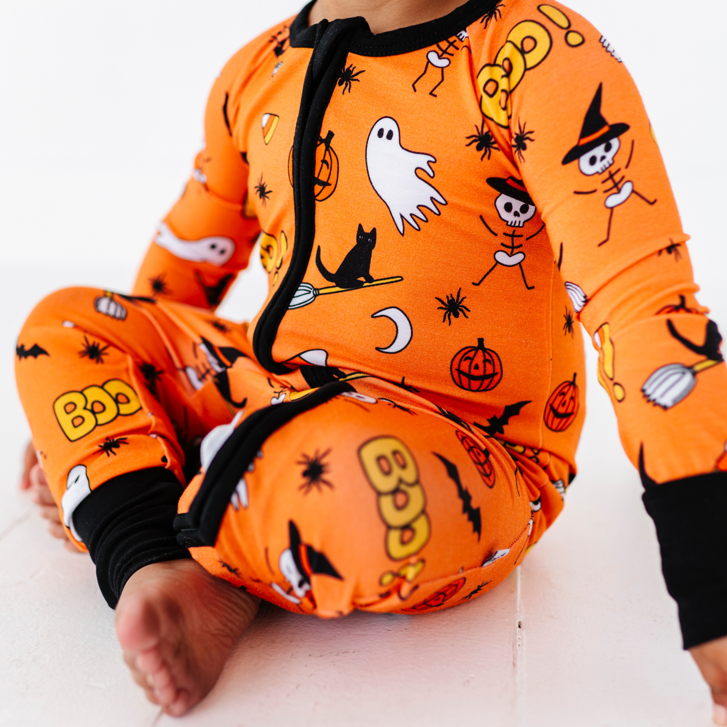 Ghost Fun Zippered Pajama