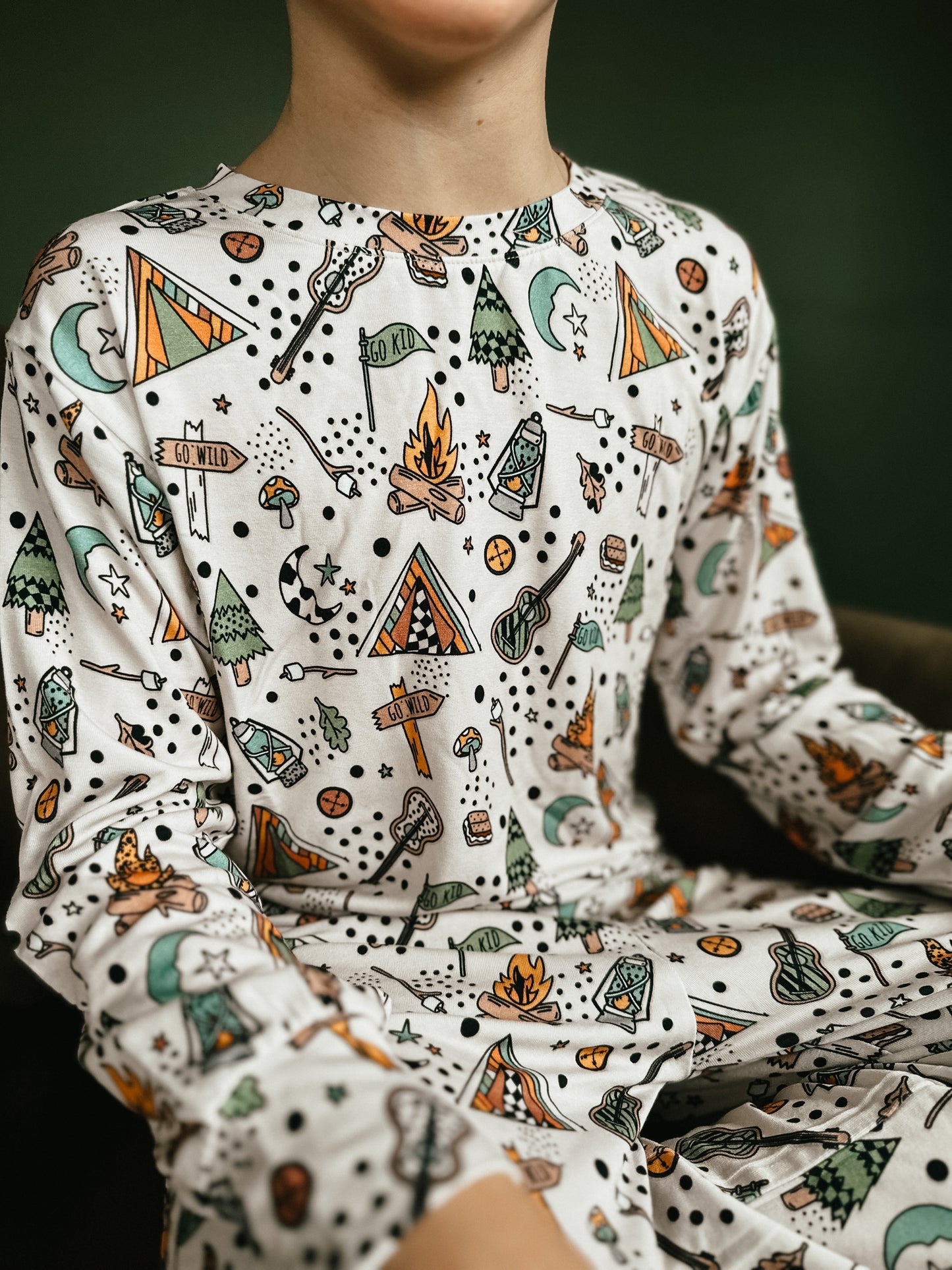Wild Kid Two Piece Pajama Set