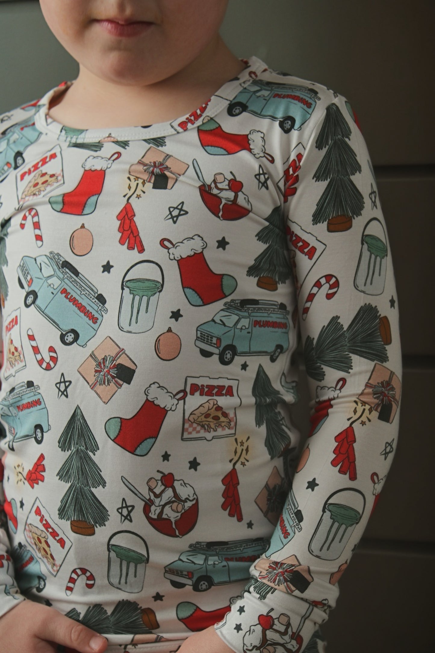 Holiday Mischief Zippered Pajama