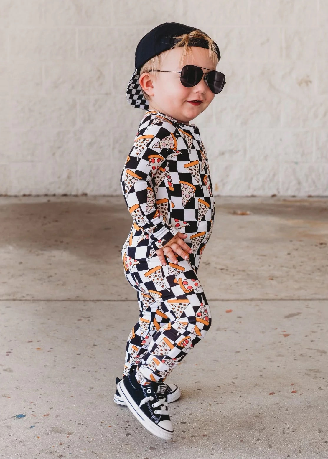 Pizza Party Zippered Pajama