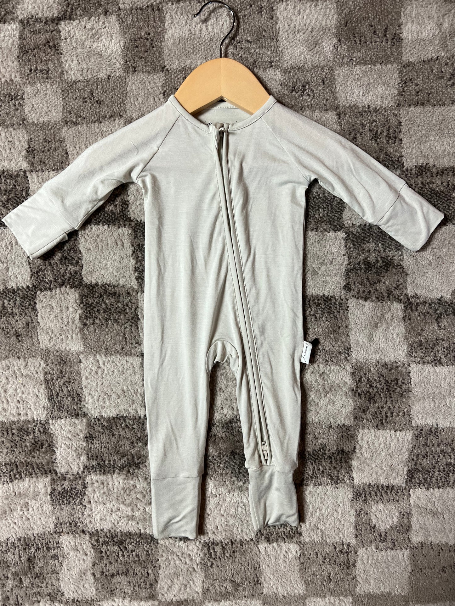 Stone Zippered Pajama