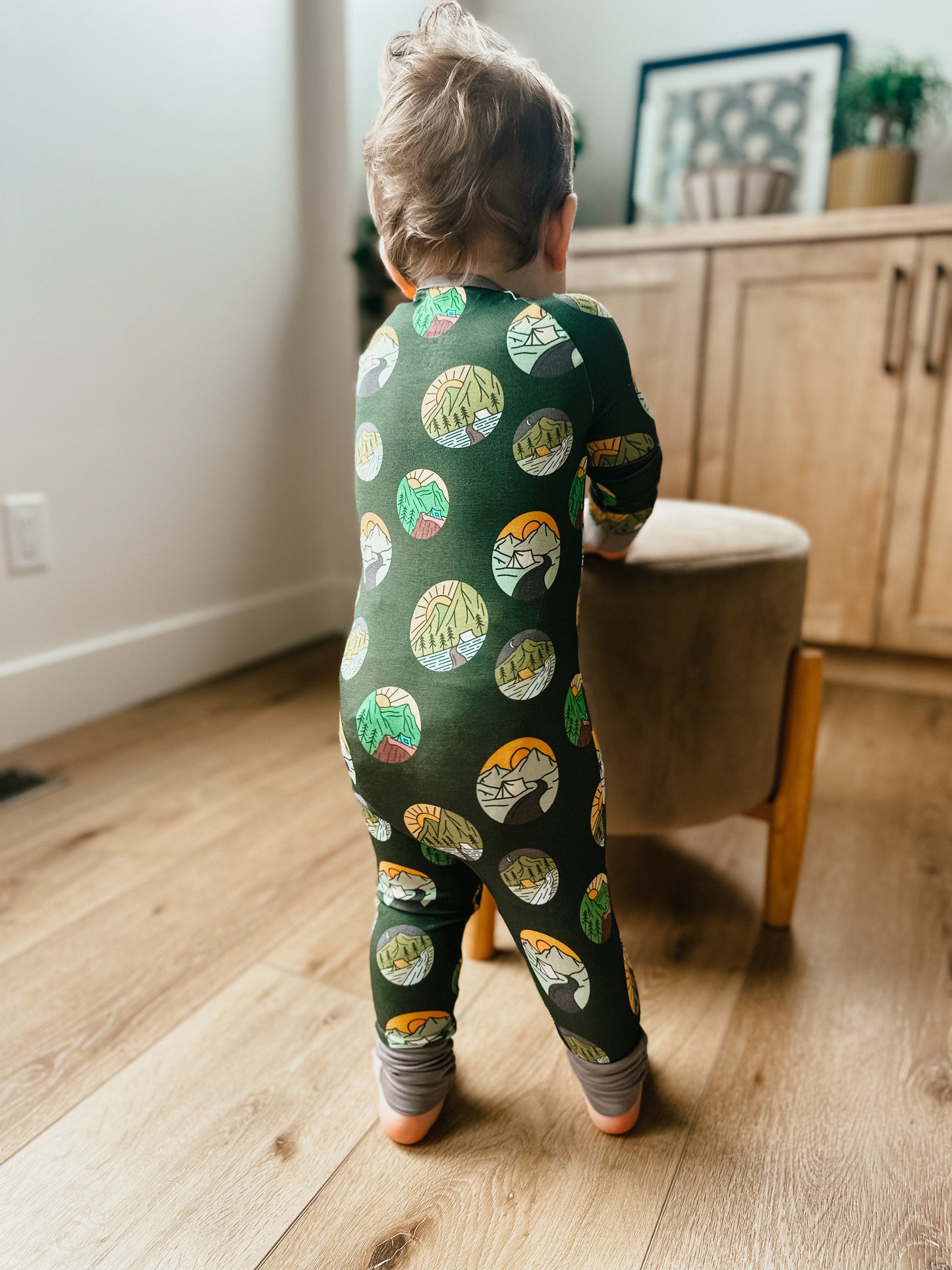 Gone Campin Zippered Pajama