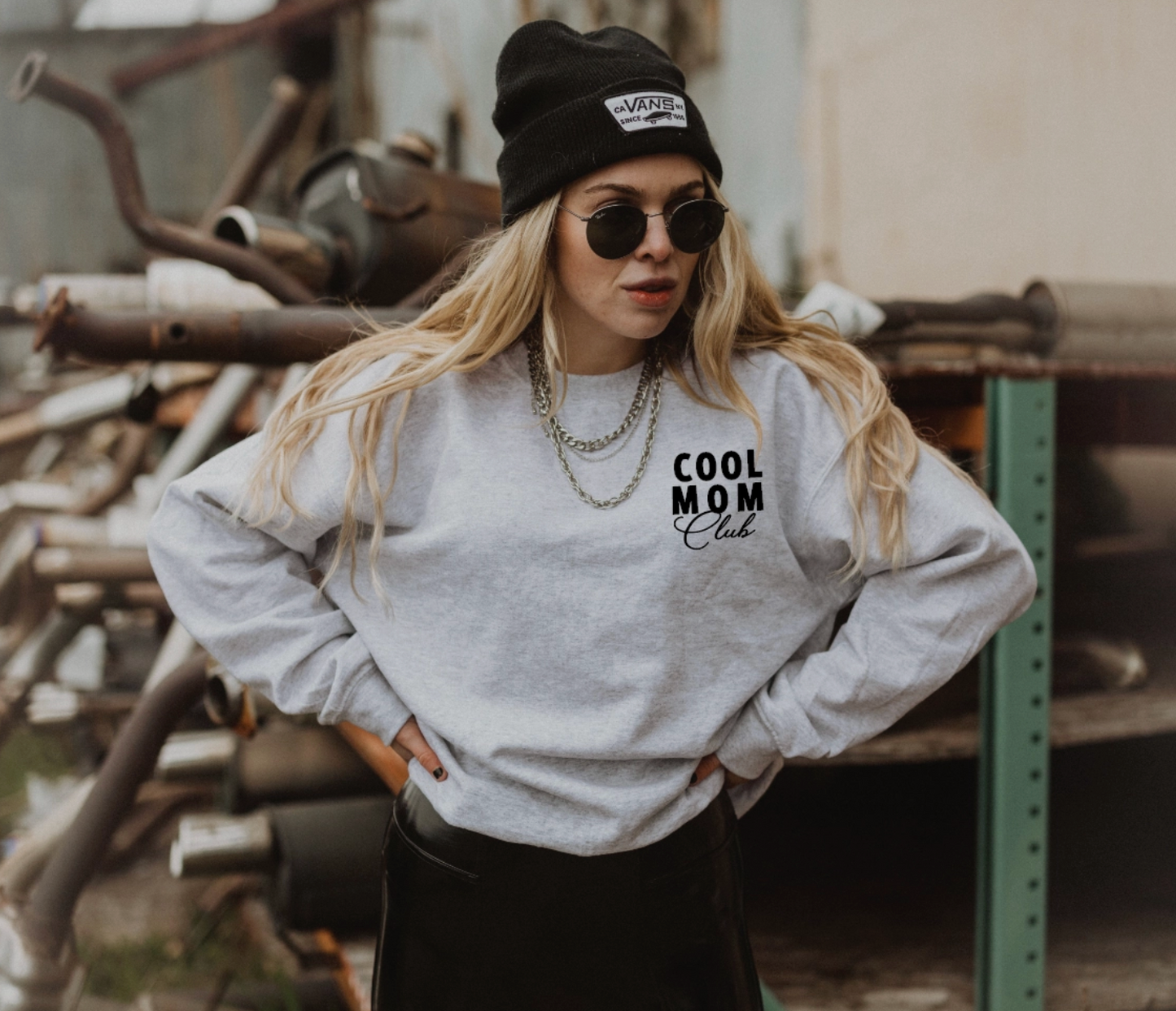 Cool Mom Club Oversized Crewneck