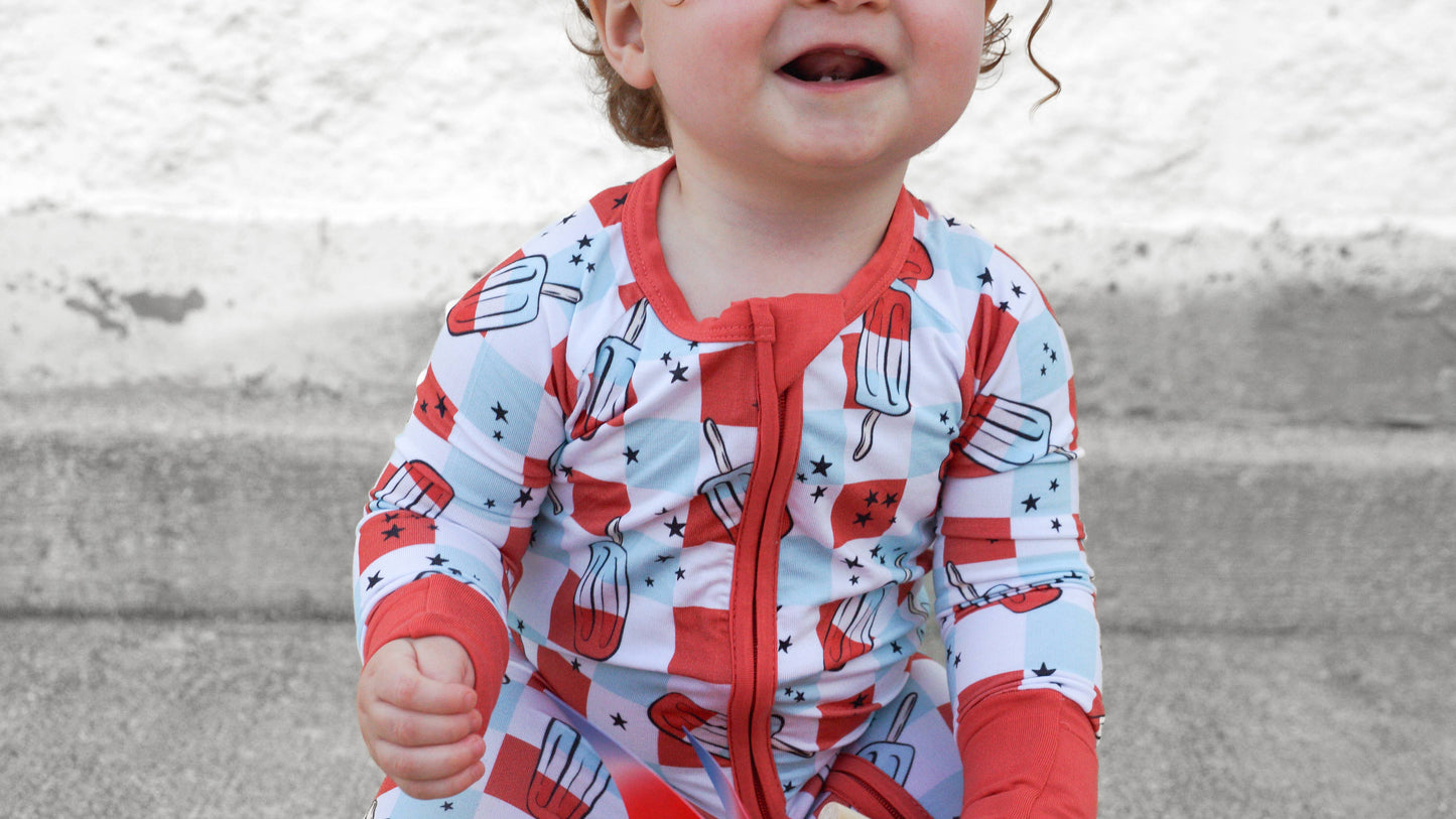 Summer Vibes Zippered Pajama