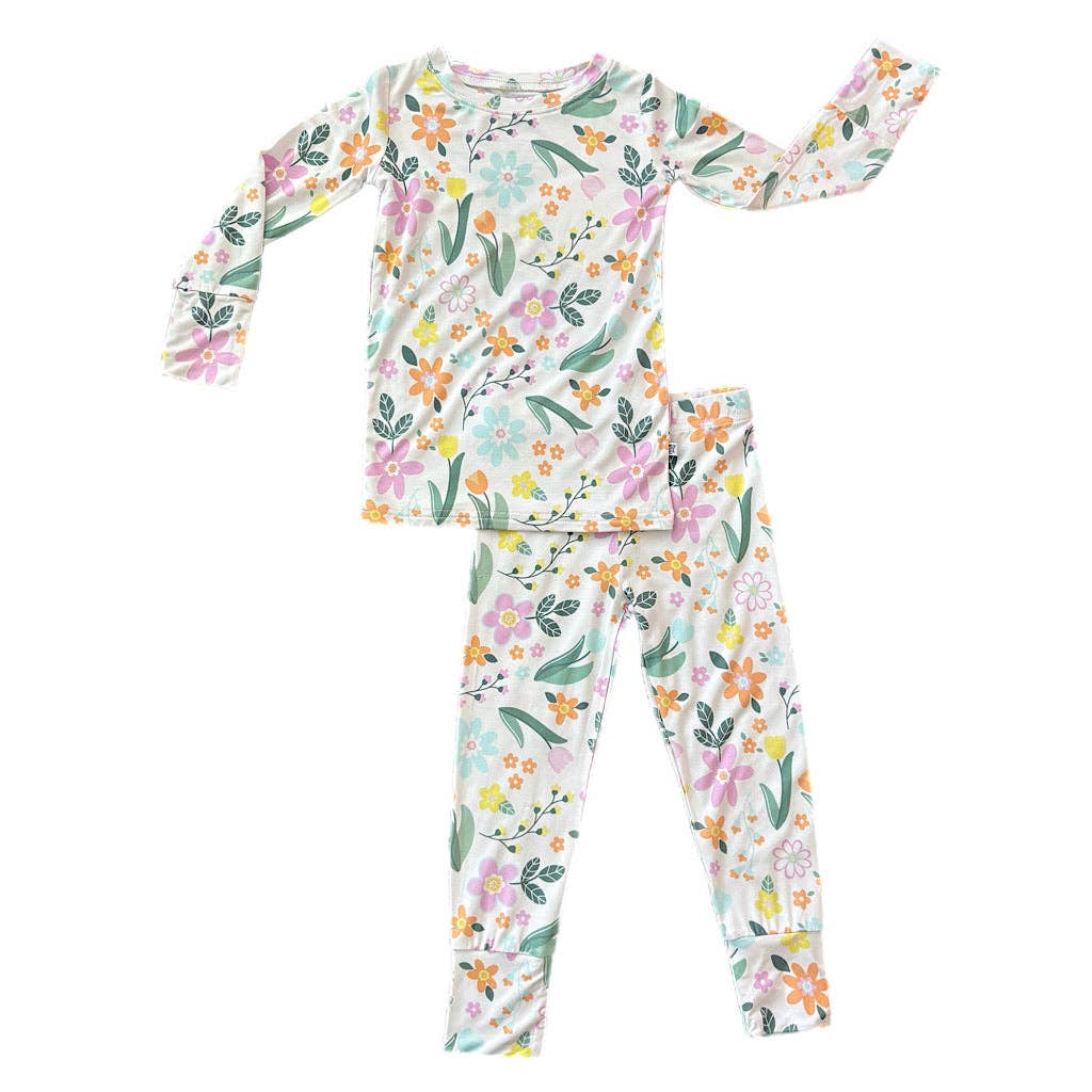 Spring Bloom Two Piece Pajama Set