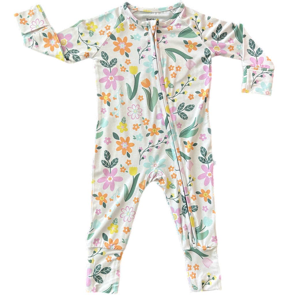 Spring Bloom Zippered Pajama