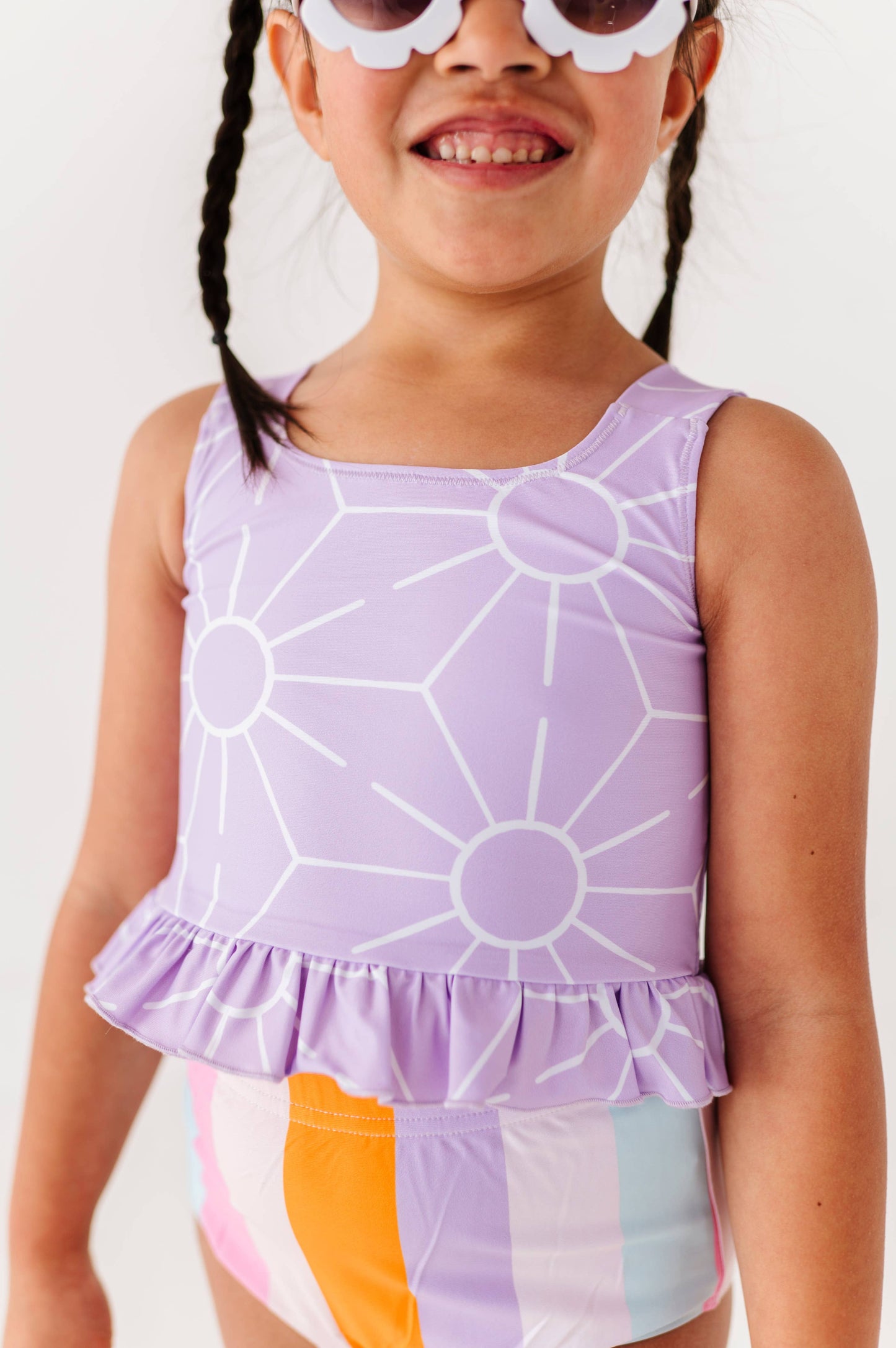 Sunny + Stripes Two Piece Swimsuit