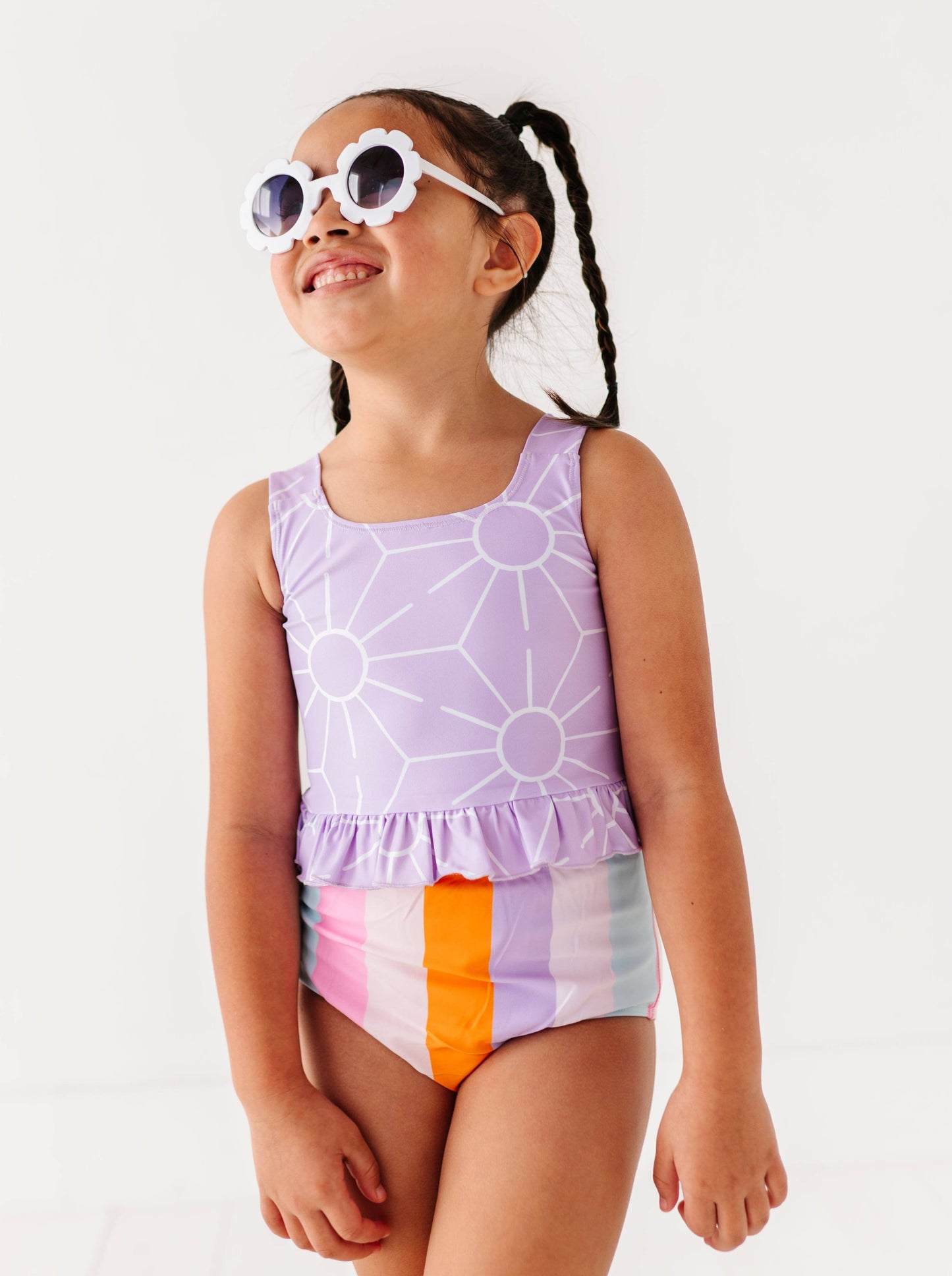 Sunny + Stripes Two Piece Swimsuit