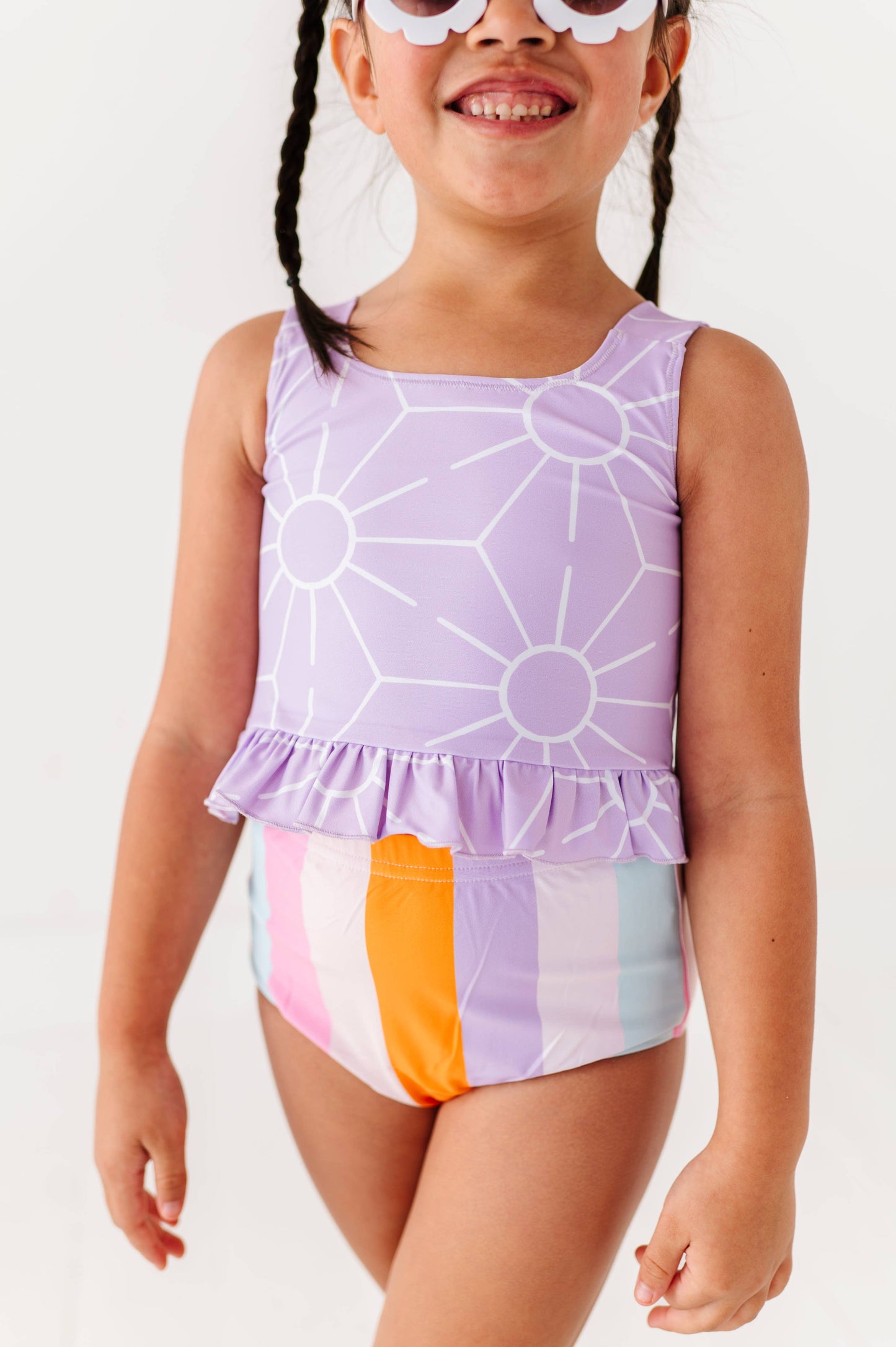 Sunny + Stripes Two Piece Swimsuit