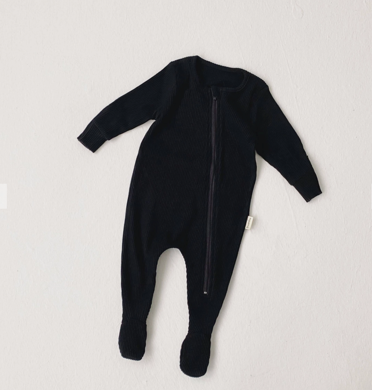 Palmer Zip Ribbed Romper Pajama