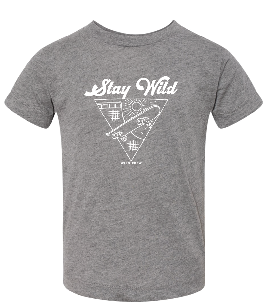Stay Wild Skate Tee