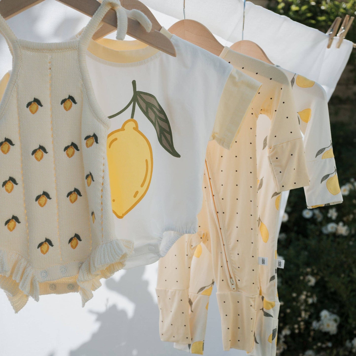 Sweet Lemon Zippered Pajamas