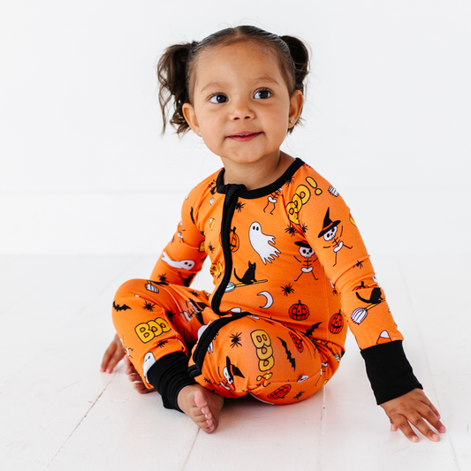 Ghost Fun Zippered Pajama