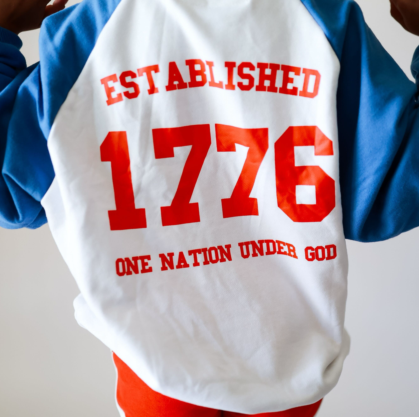Oversized USA Pullover