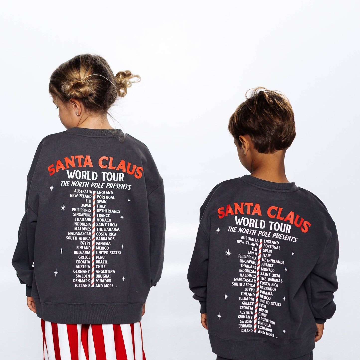 Santa World Tour Child Crewneck