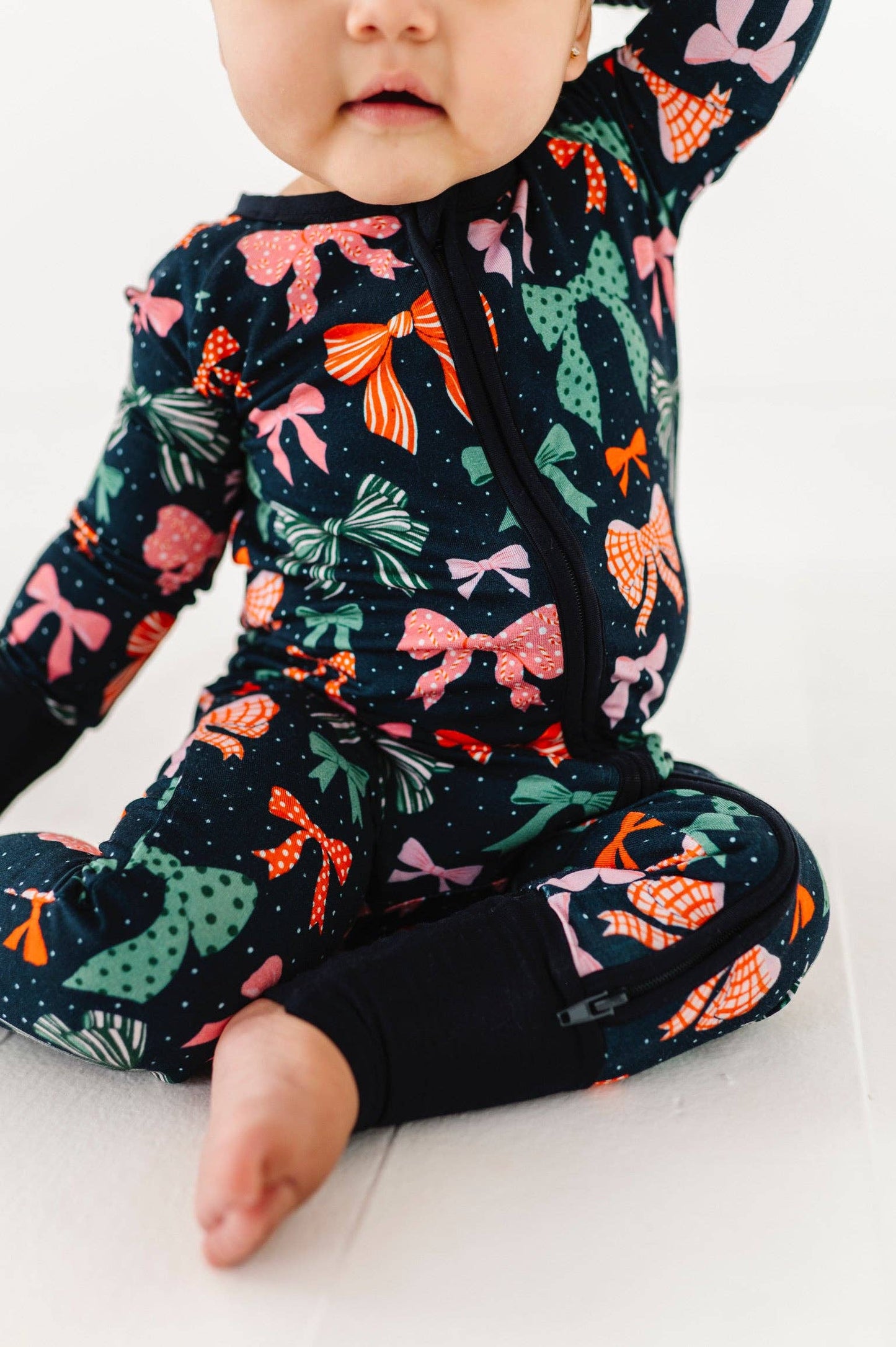 Merry Little Bows Zippered Pajama