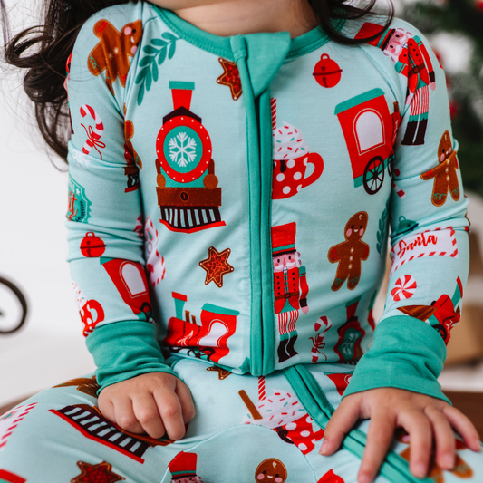 Holiday Express Zippered Pajama