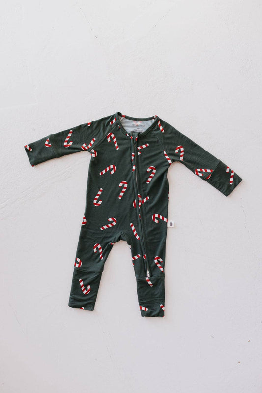 Candy Cane Lane Zippered Pajama