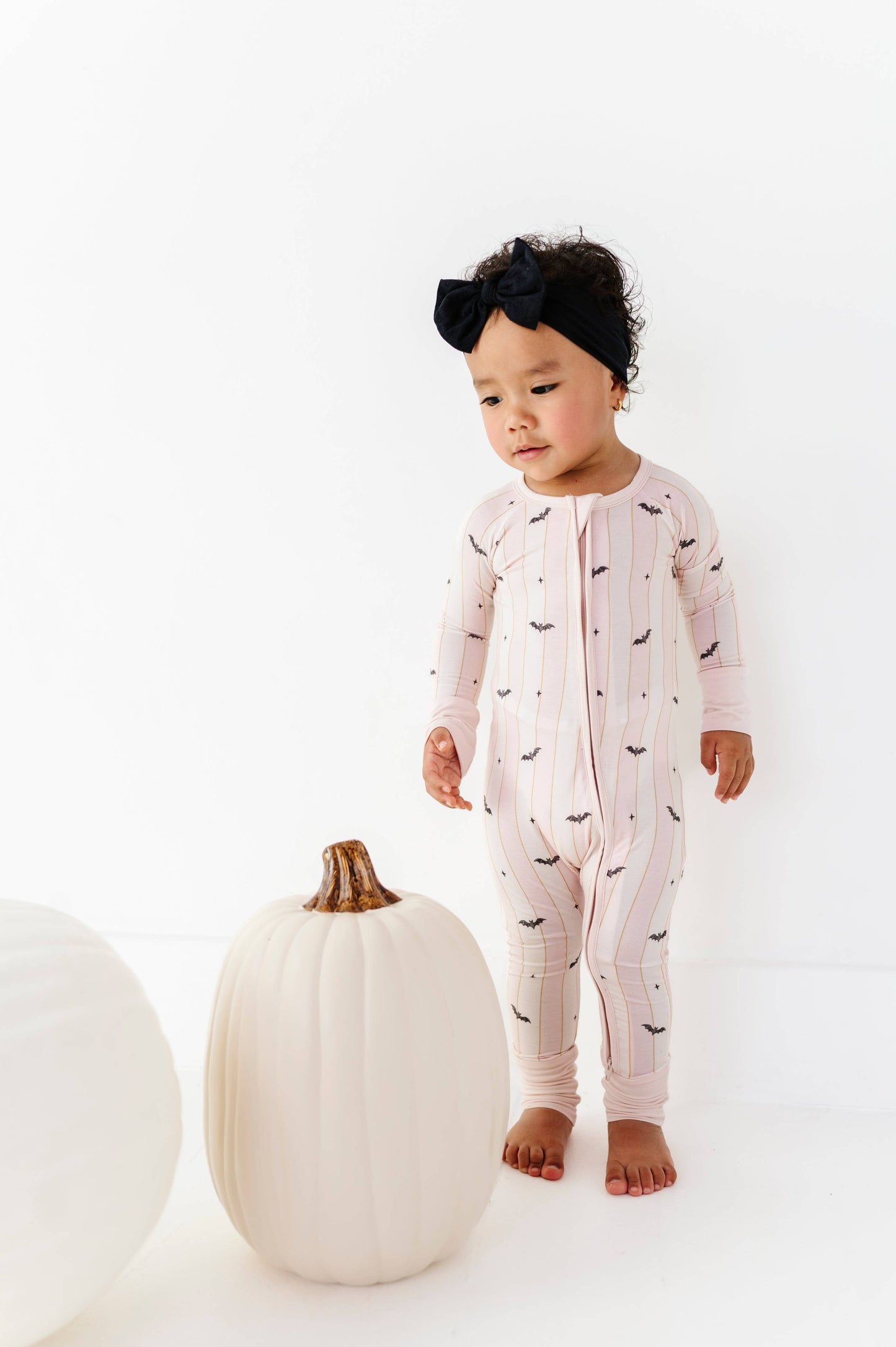 The Batty Bunch Zippered Pajama - Pink