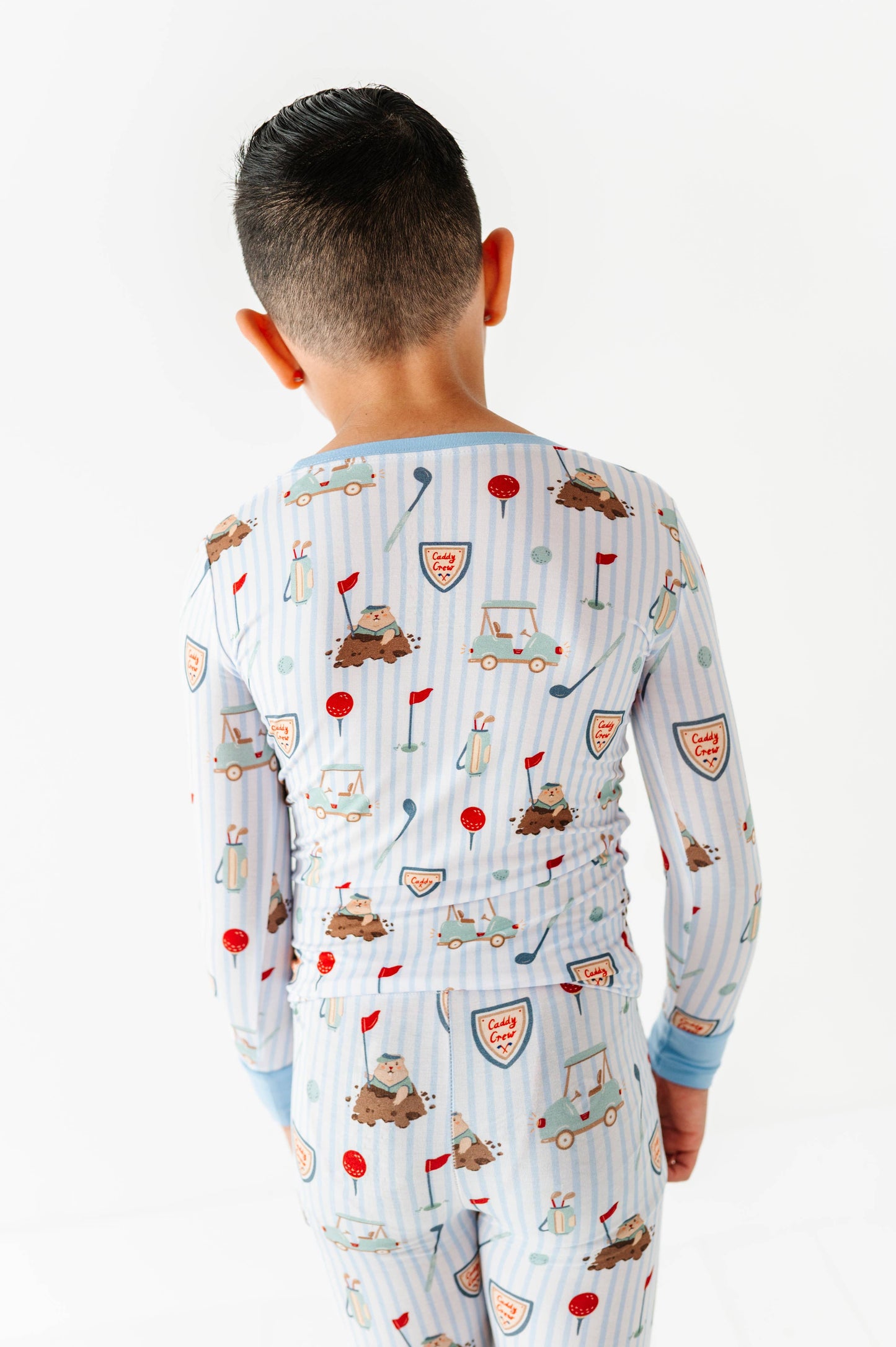 Caddy Crew Blue Two Piece Pajama Set