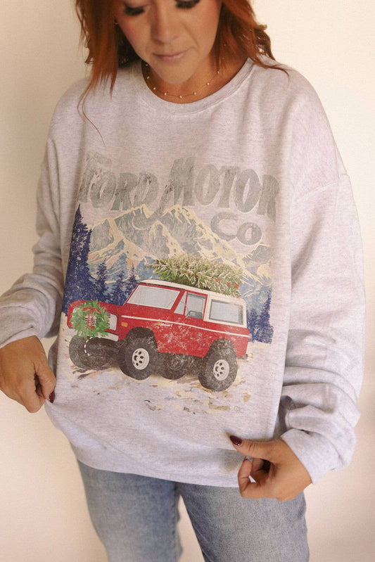 Winter Bronco Women's Crewneck