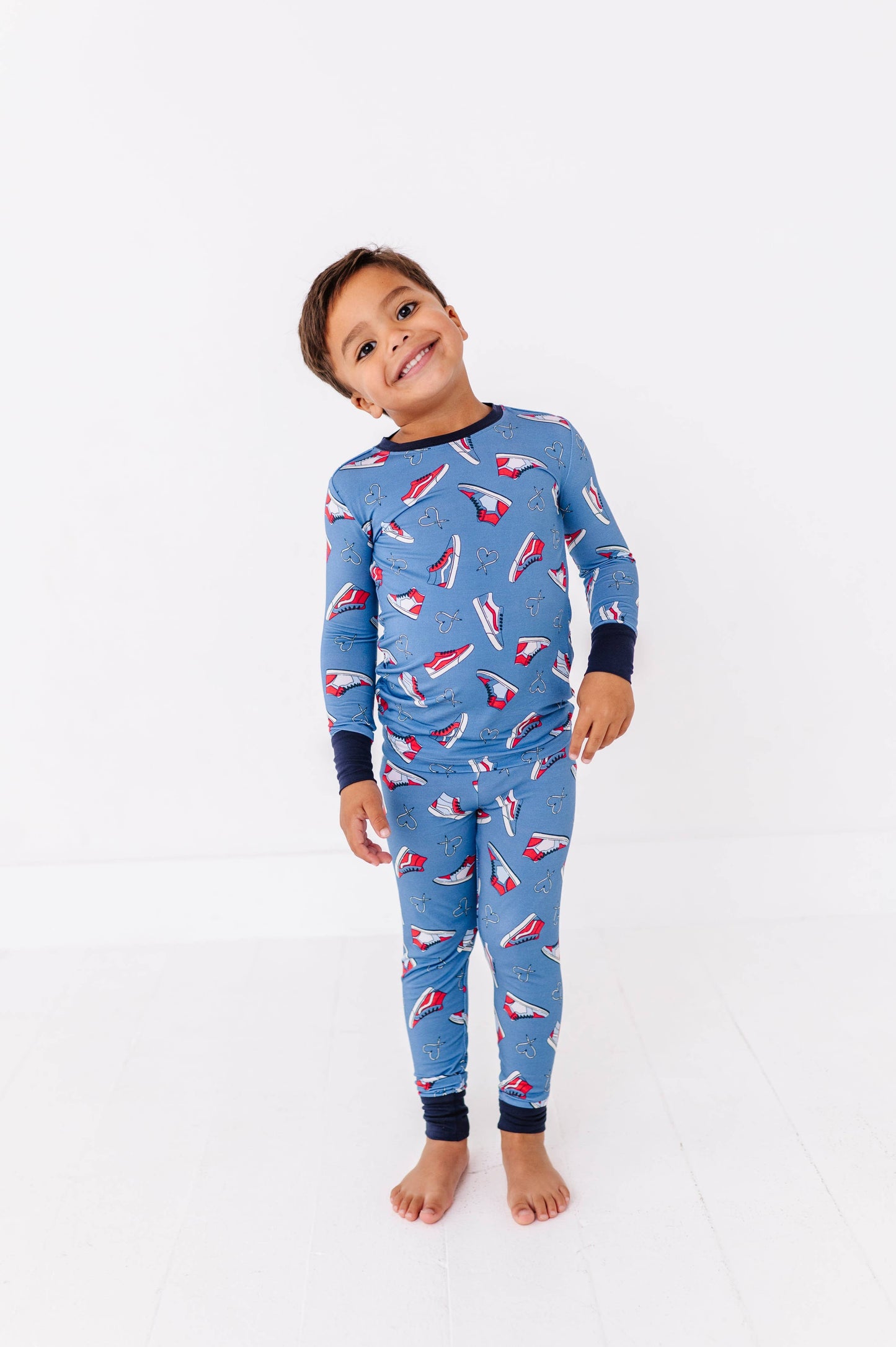 Sneaker Sweetheart Two Piece Pajama Set