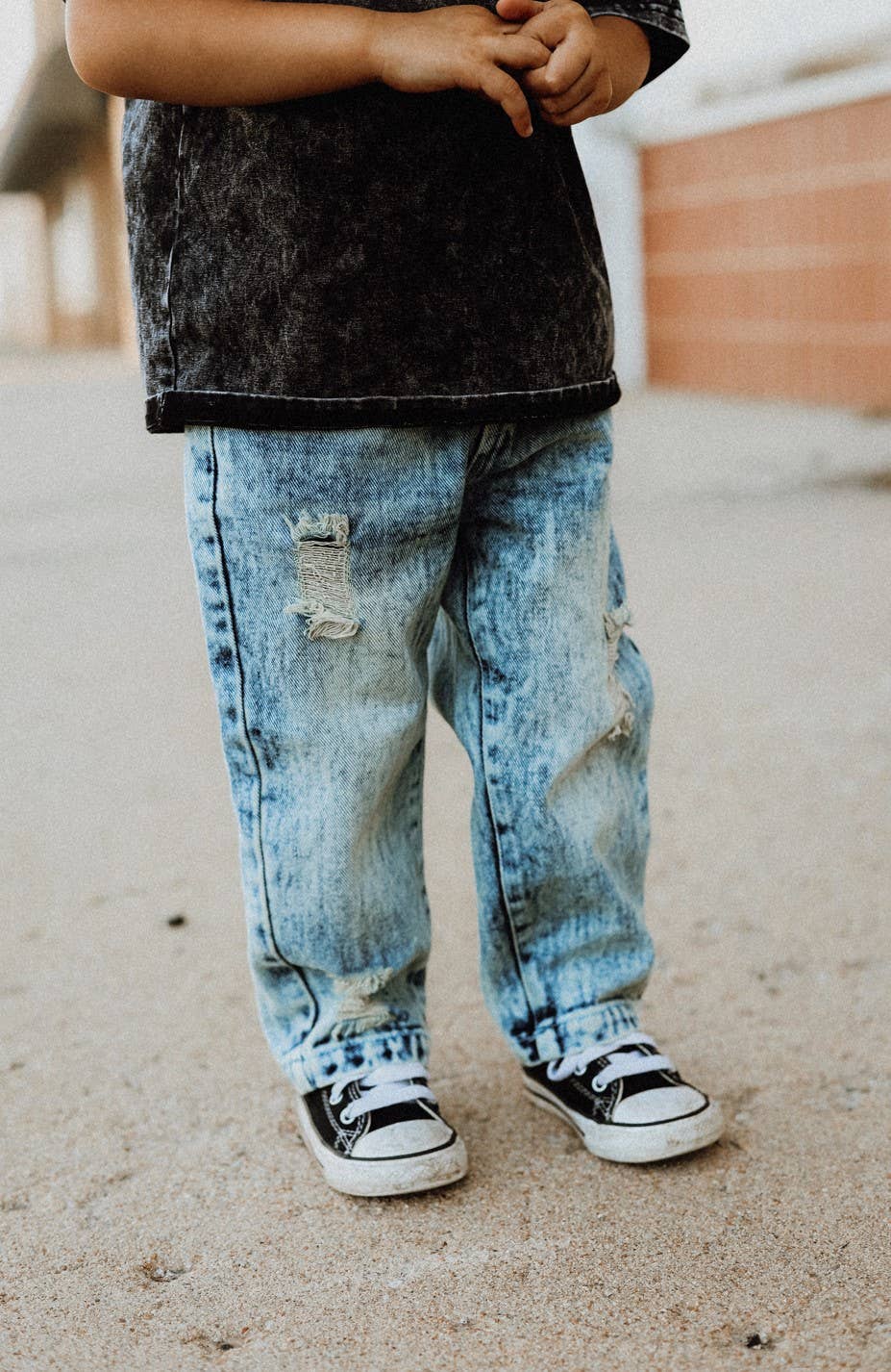 Acid Wash Denim Jeans