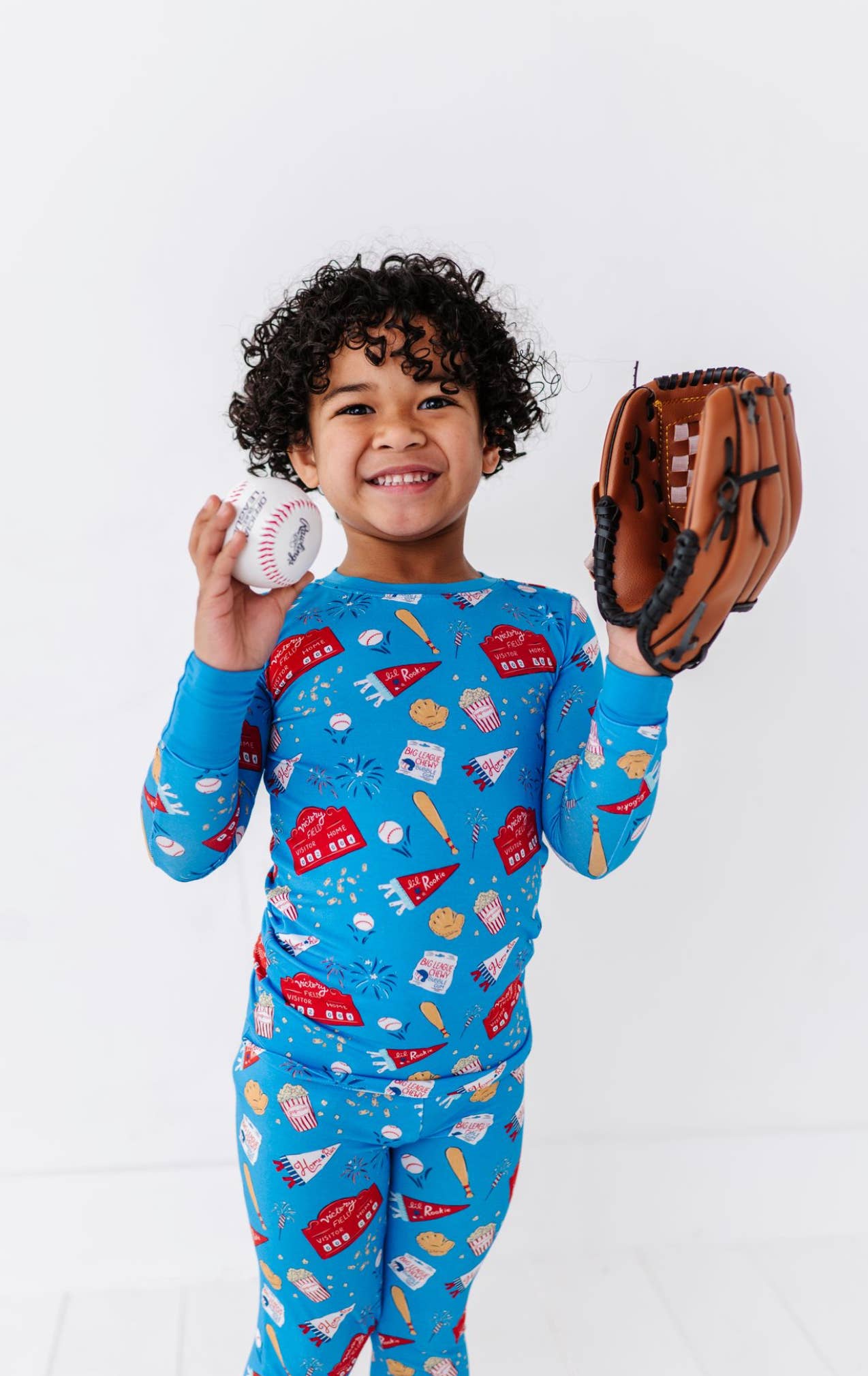 Scoreboard Baseball Two Piece Pajama Set