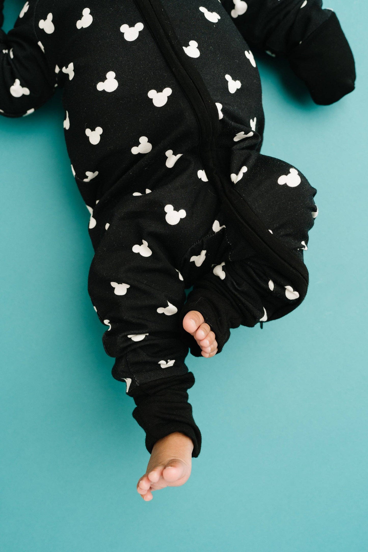 Black Magical Zippered Pajama