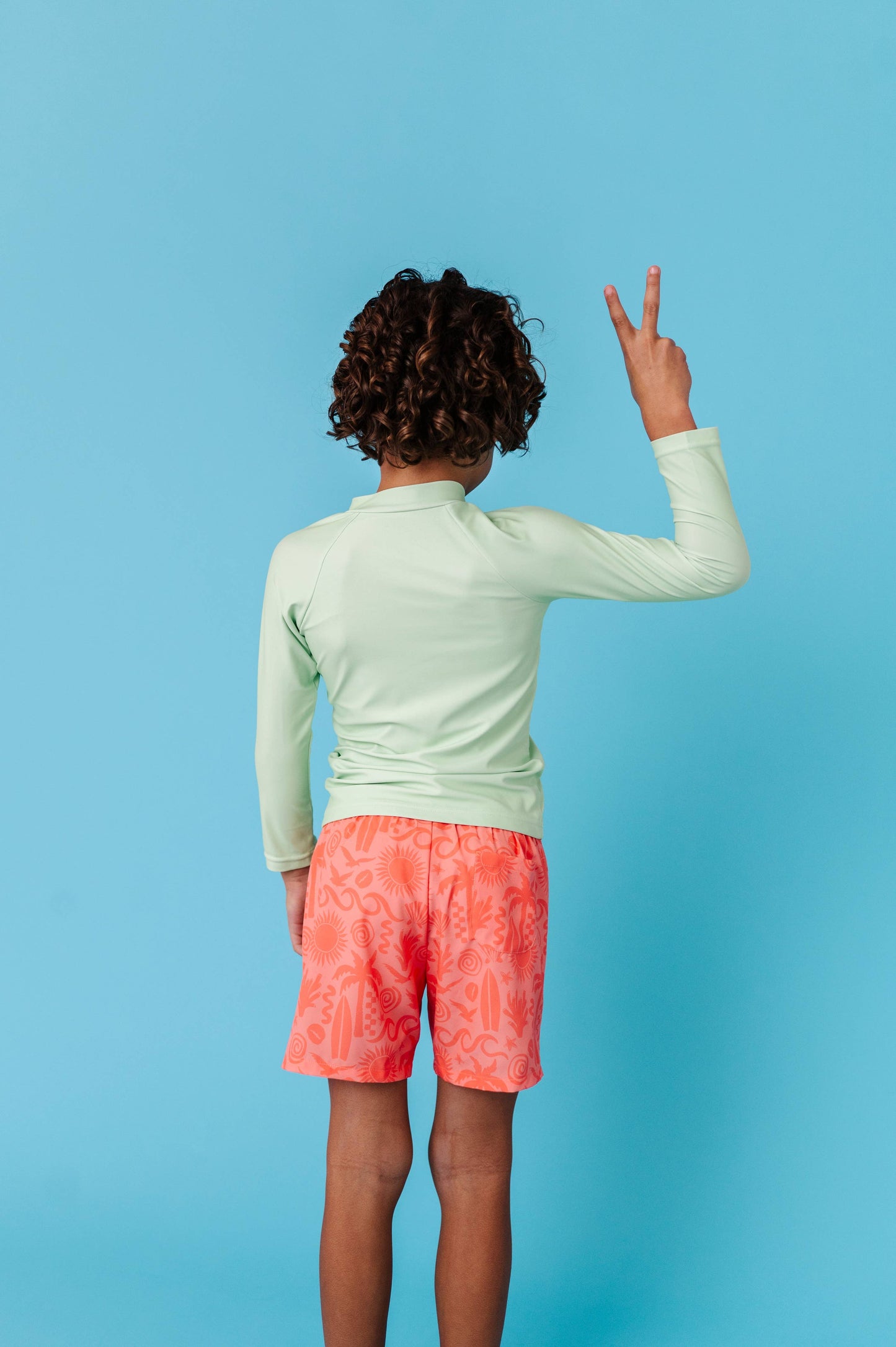 Coral Coastal Swim Trunks