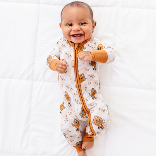 Football Season Zippered Pajama