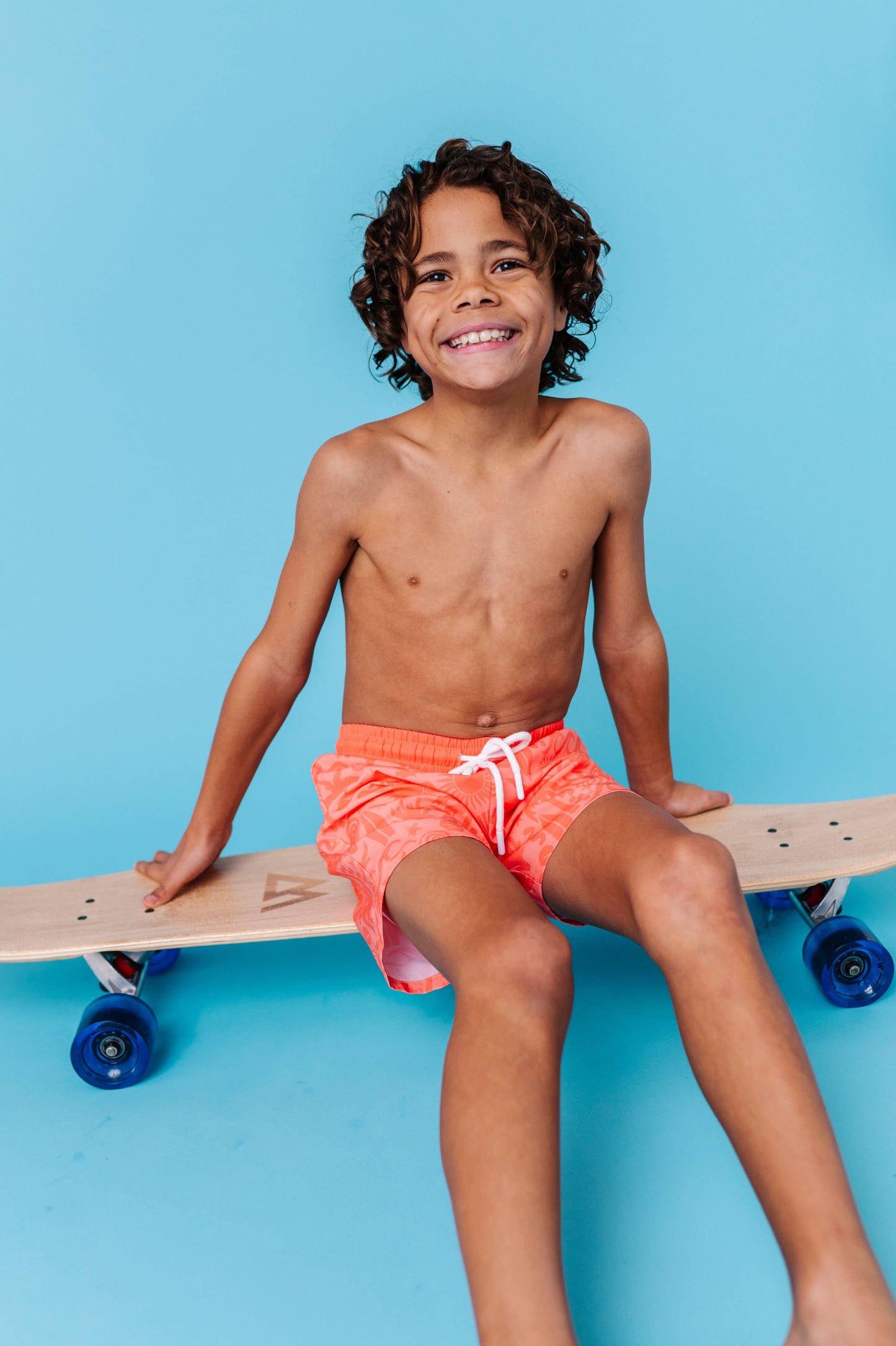 Coral Coastal Swim Trunks