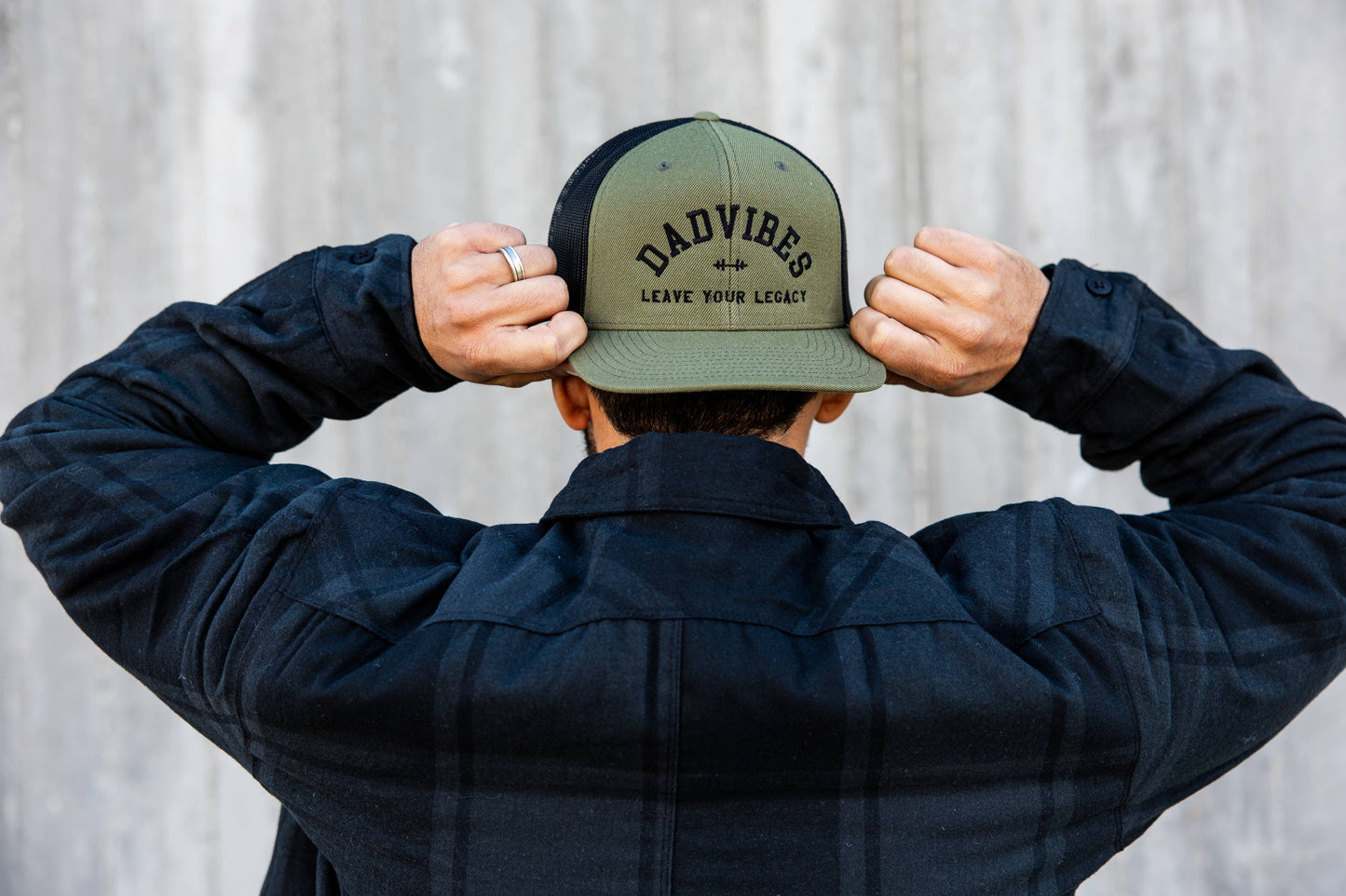 Dad Vibes Hat (Olive/Black)